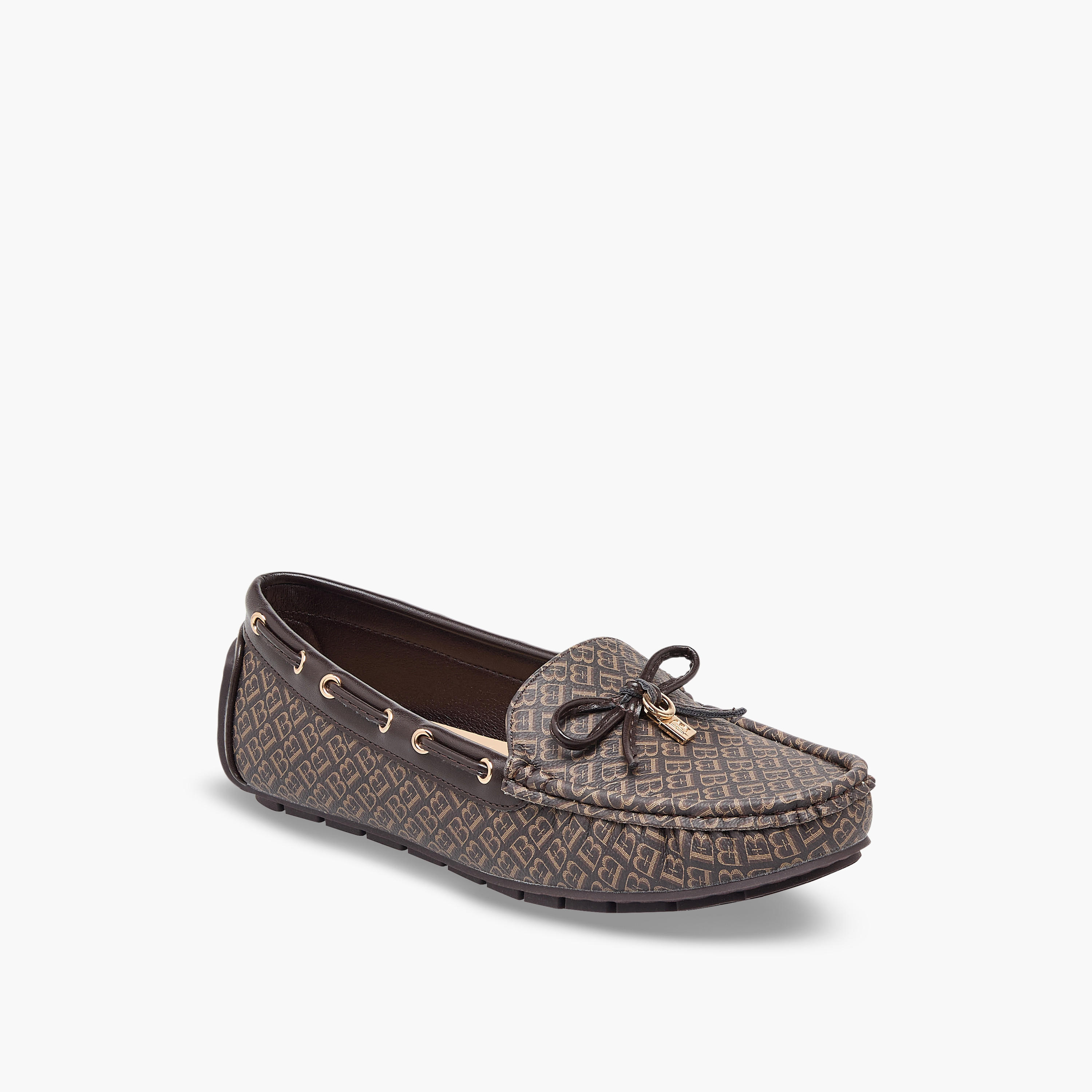 حذاء لوفر بطبعات مونوجرام للنساء من فلورا بيلا-women-shoes-flats-moccasins-image-2