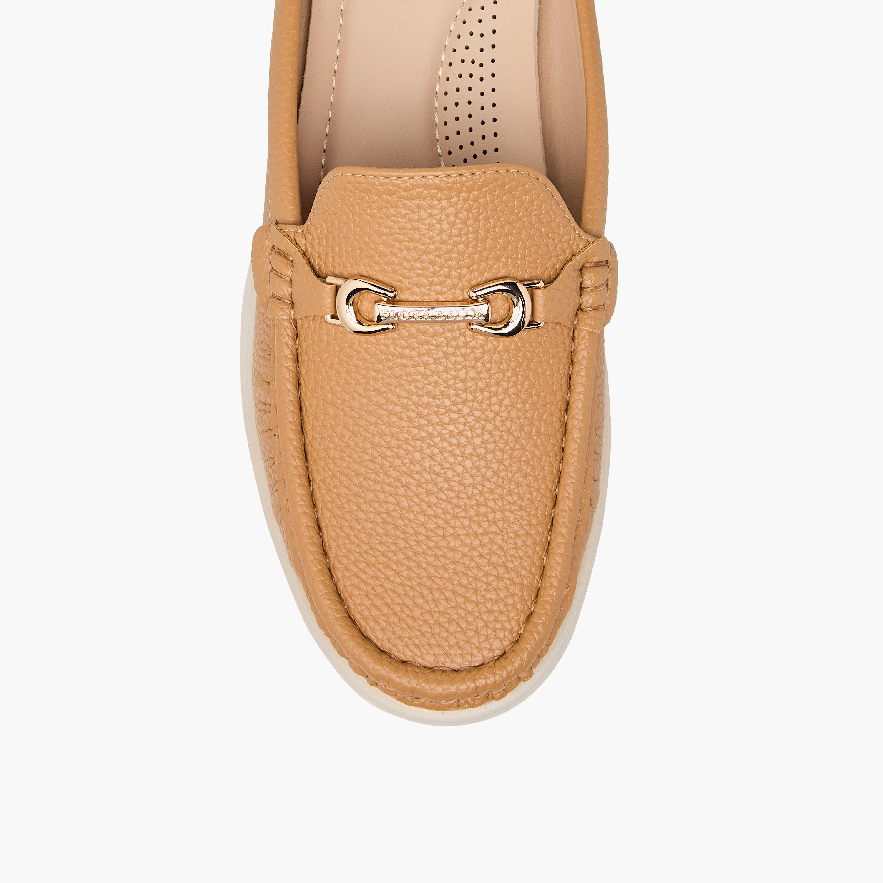 حذاء ميول سهل الارتداء بزينة معدنية من فلورا بيلا-women-shoes-flats-mules-image-4
