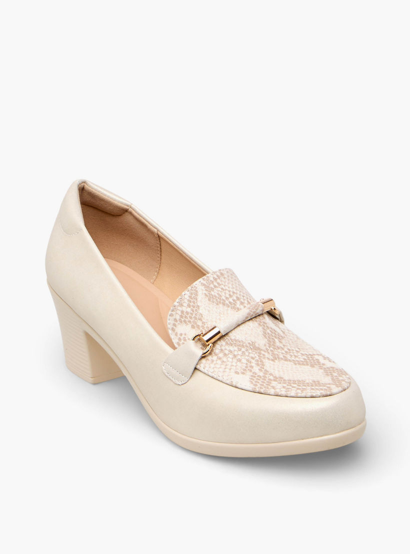 حذاء كلاسيكي بطعب عريض للنساء من فلورا بيلا-women-shoes-heels-image-2