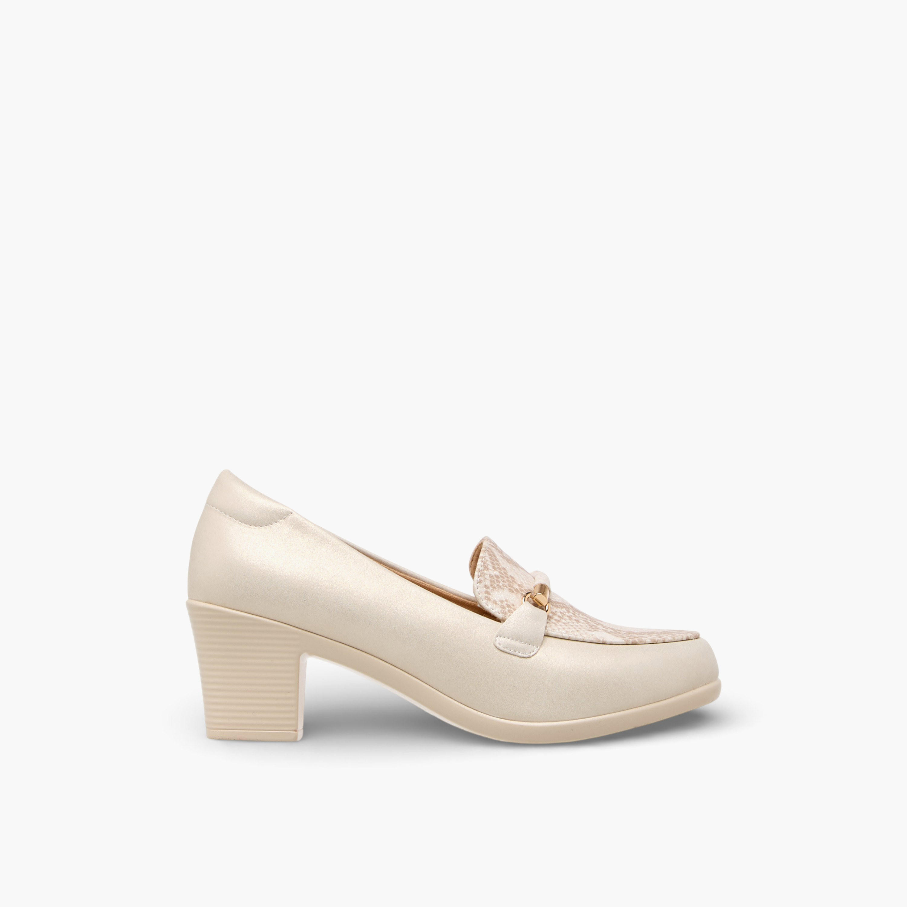 حذاء كلاسيكي بطعب عريض للنساء من فلورا بيلا-women-shoes-heels-image-3