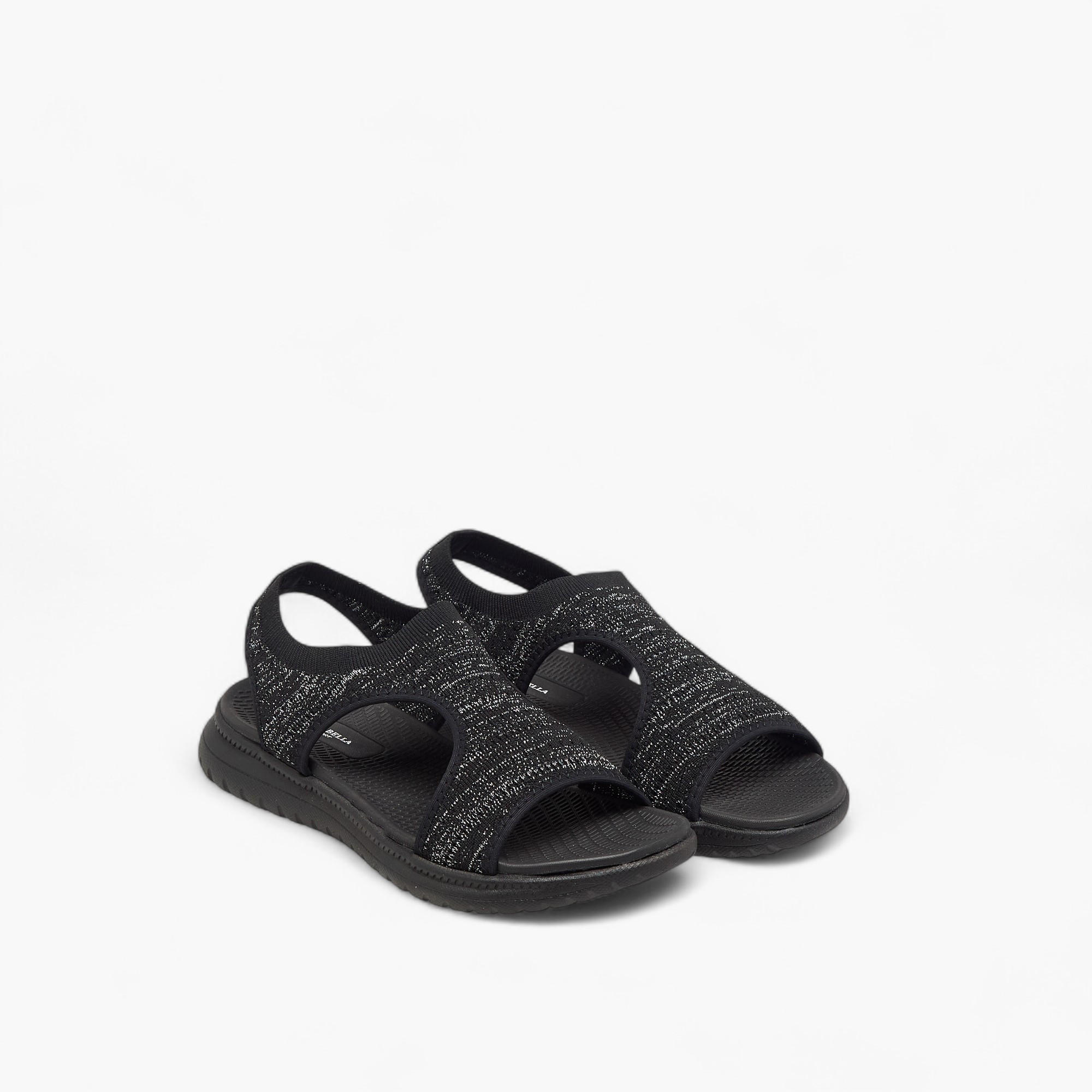 Flora Bella Textured Comfort Sandals with Backstrap-women-shoes-flats-sandals-image-1