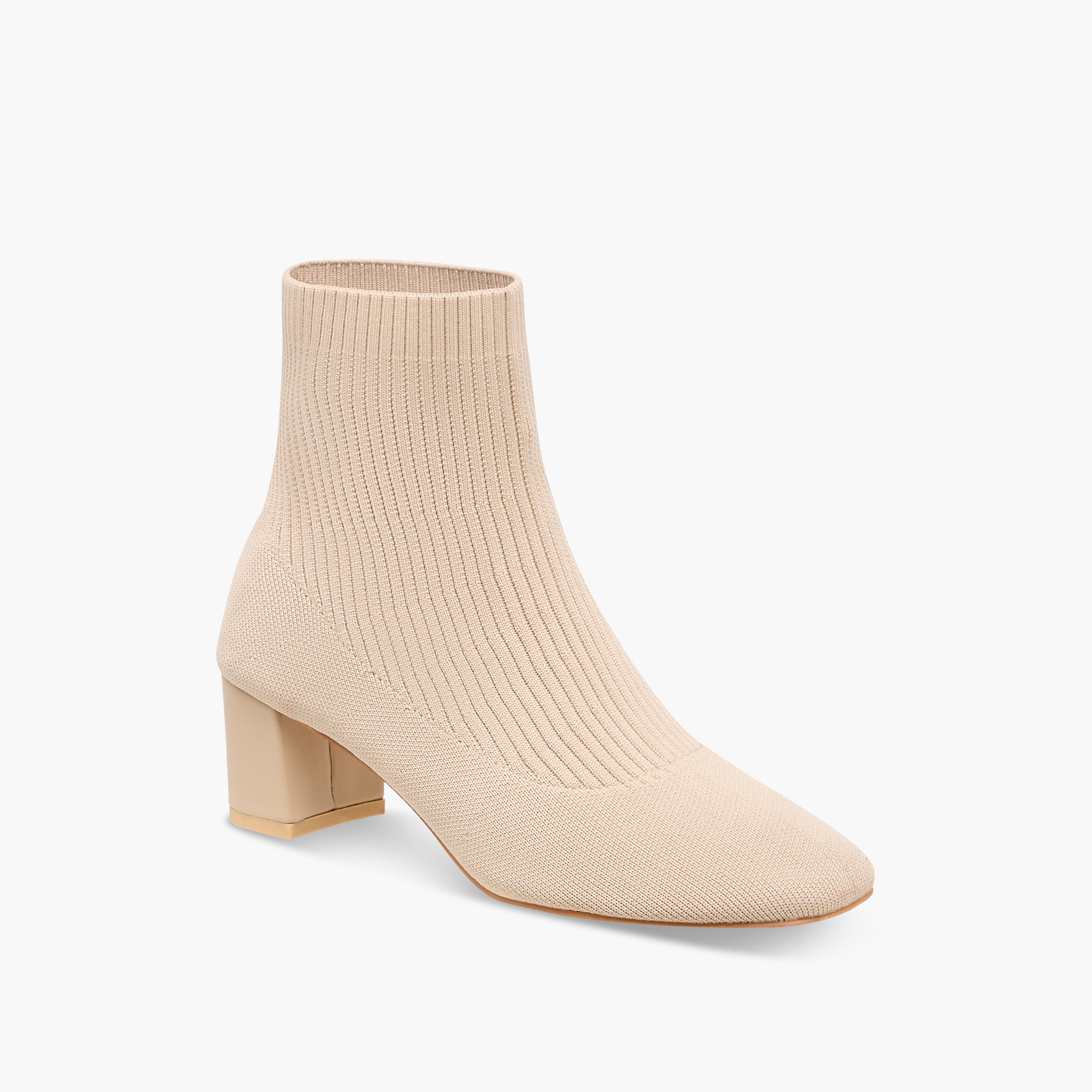Flora Bella Ribbed Ankle Boots with Block Heels-women-shoes-boots-image-2