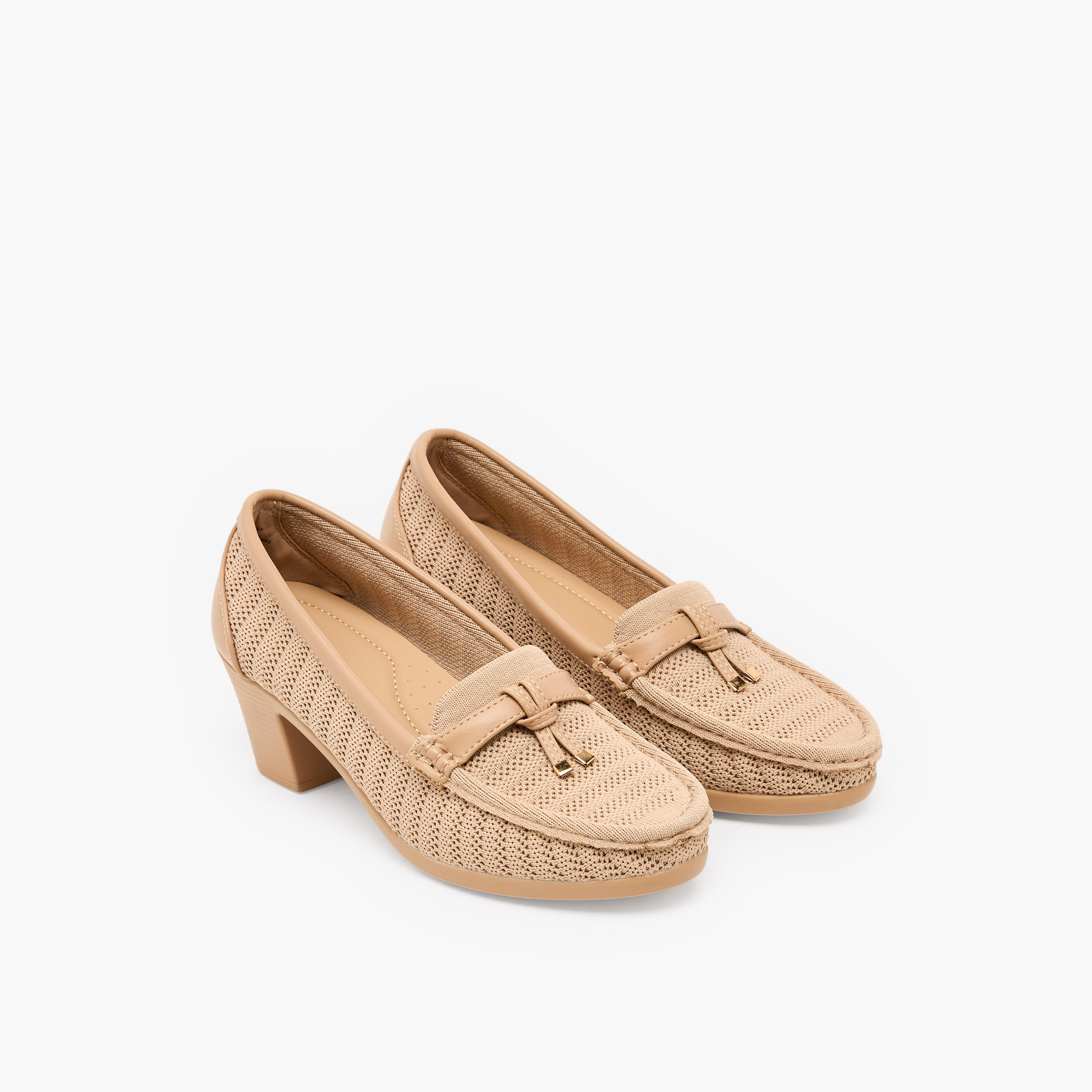 Flora Bella Women Block Heel Loafers-women-shoes-heels-image-1
