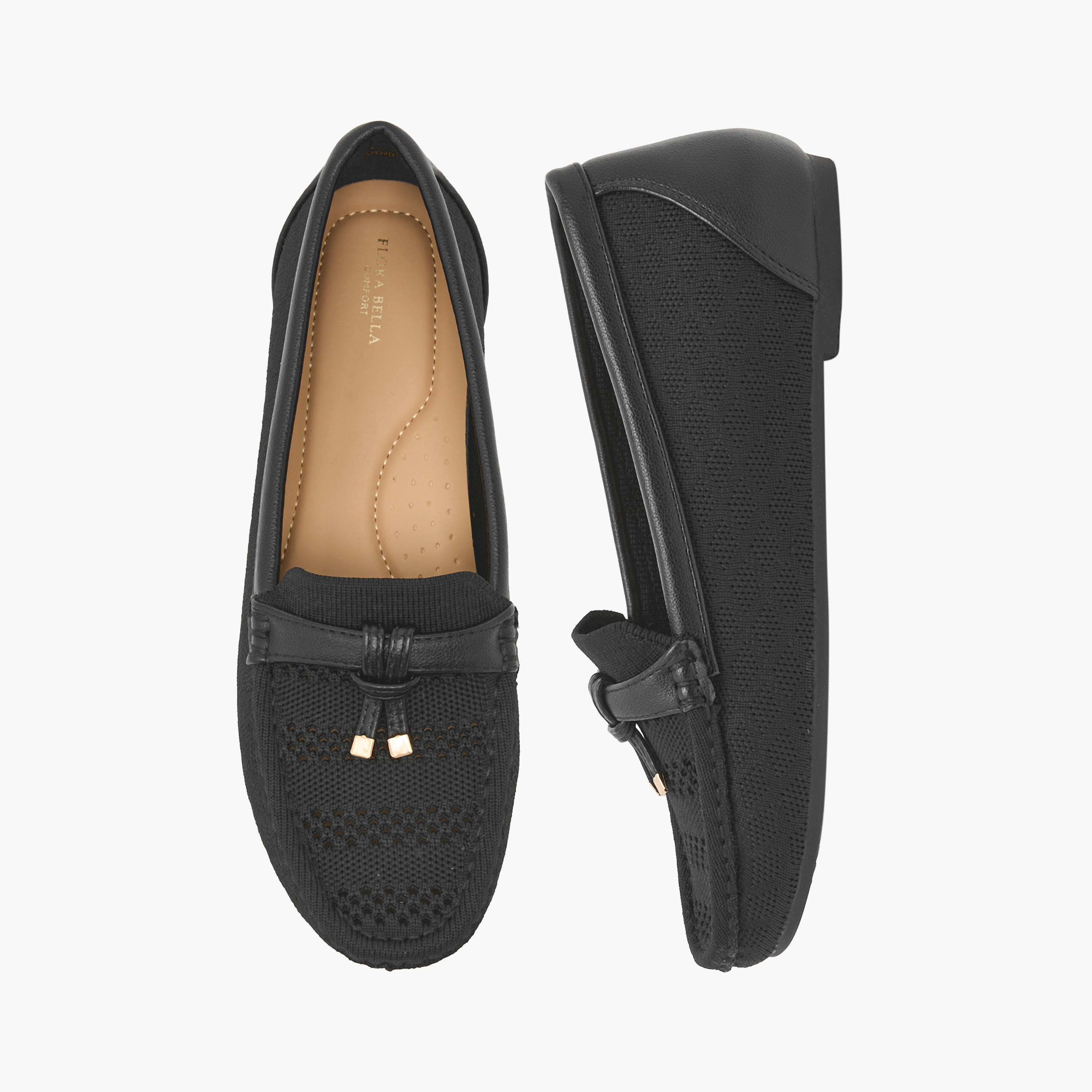 حذاء موكاسين سهل الارتداء للنساء من فلورا بيلا-women-shoes-flats-moccasins-image-1