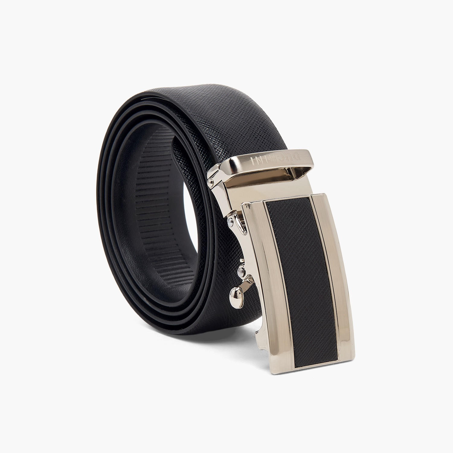 Duchini Men Auto Lock Buckle Leather Belt-men-beltsandwallets-belts-image-1