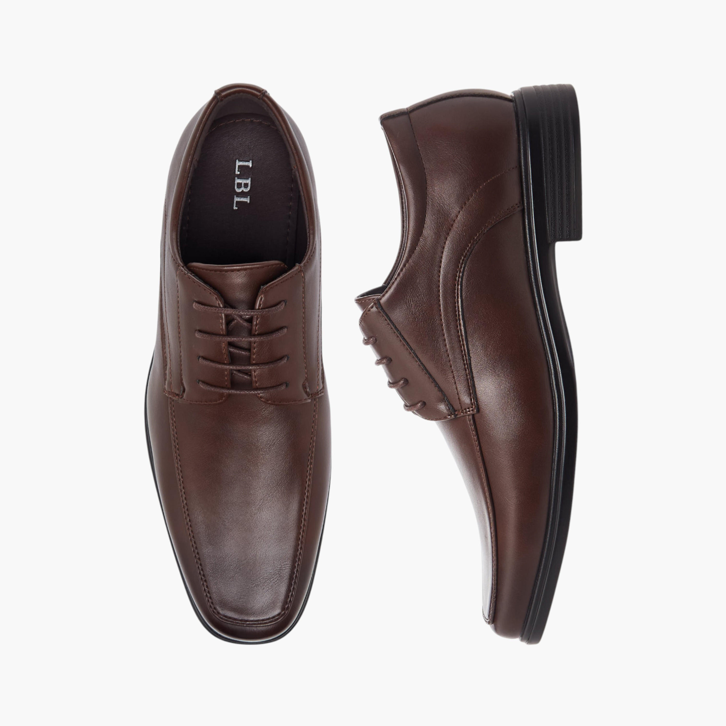 LBL by Shoexpress Men Lace-Up Derby Shoes-men-shoes-formalshoes-image-1