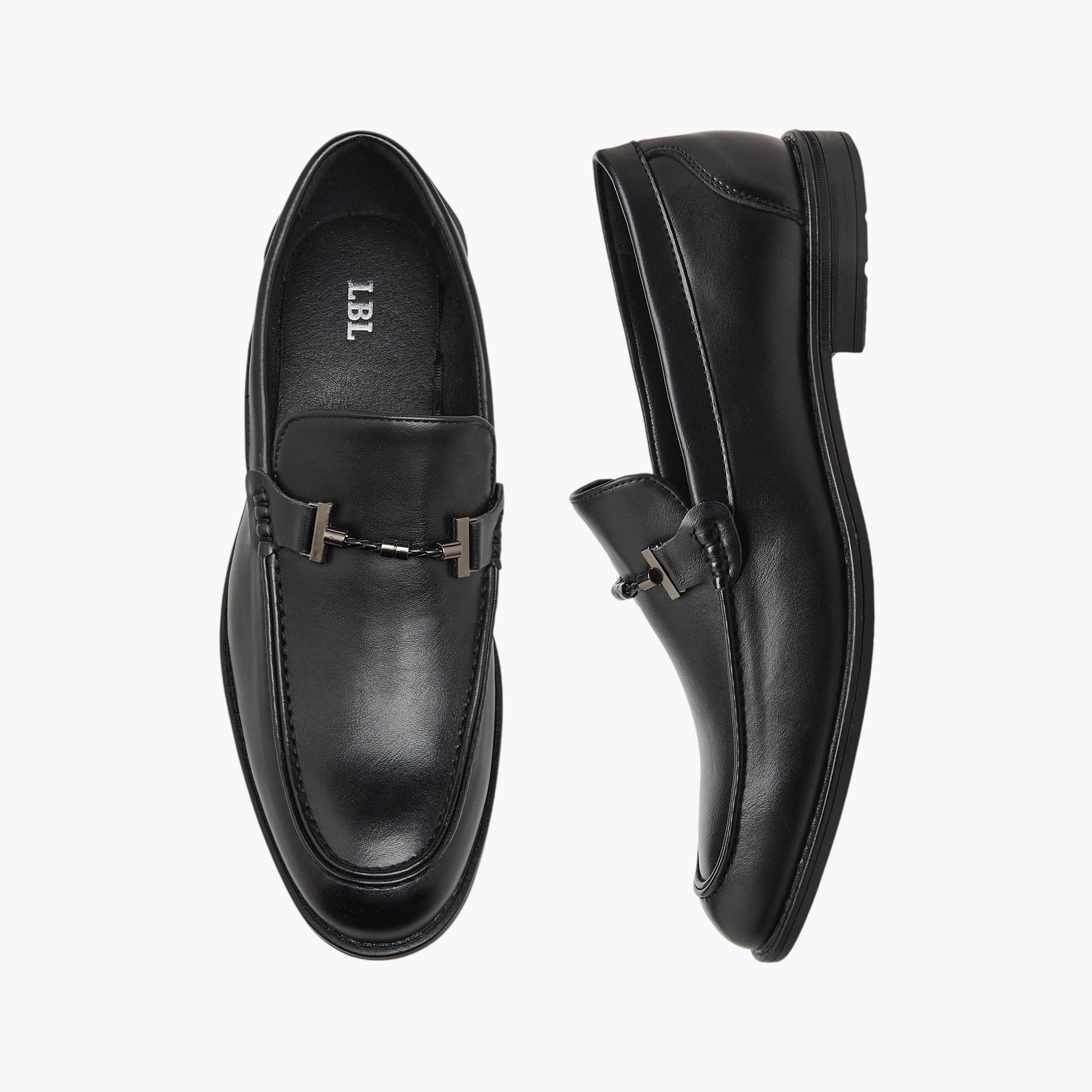 حذاء لوفر سهل الارتداء بزينة جدائل للرجال من إل بي إل من شوإكسبريس-men-shoes-formalshoes-image-1