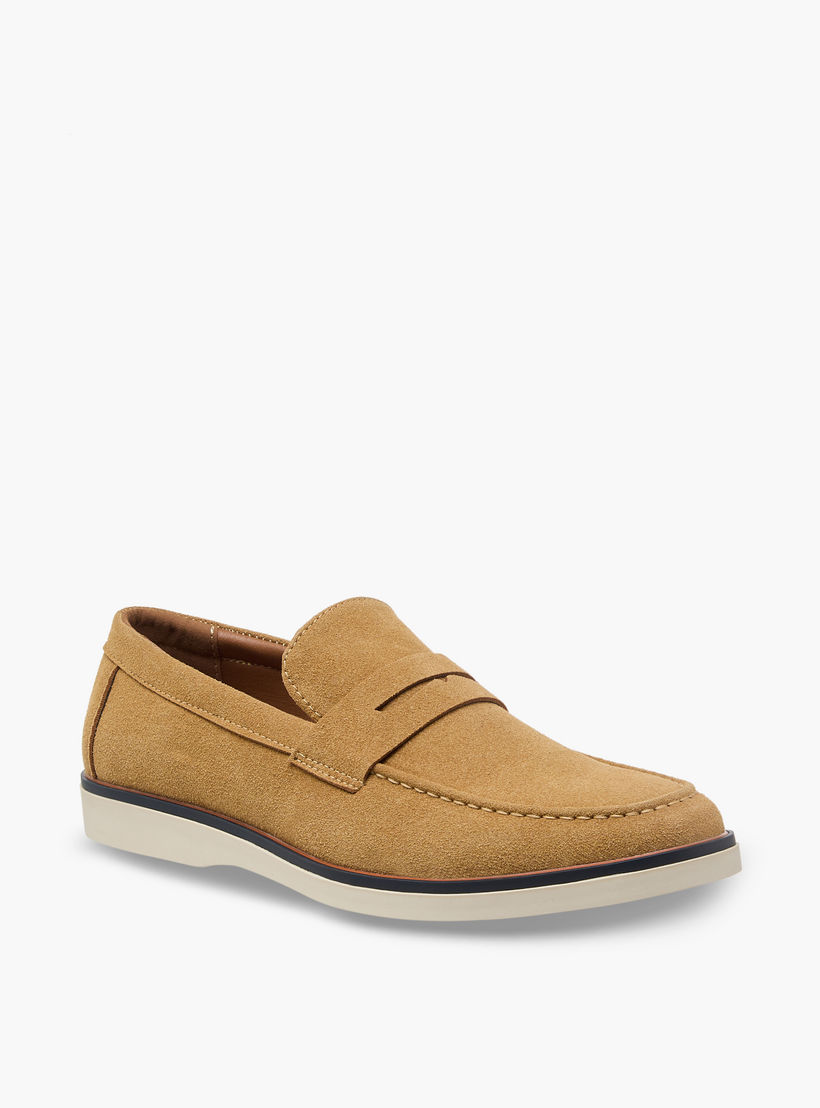 حذاء لوفر سهل الارتداء وبارز الملمس للرجال إل بي إل من شو إكسبريس-men-shoes-loafersandmoccasins-image-2