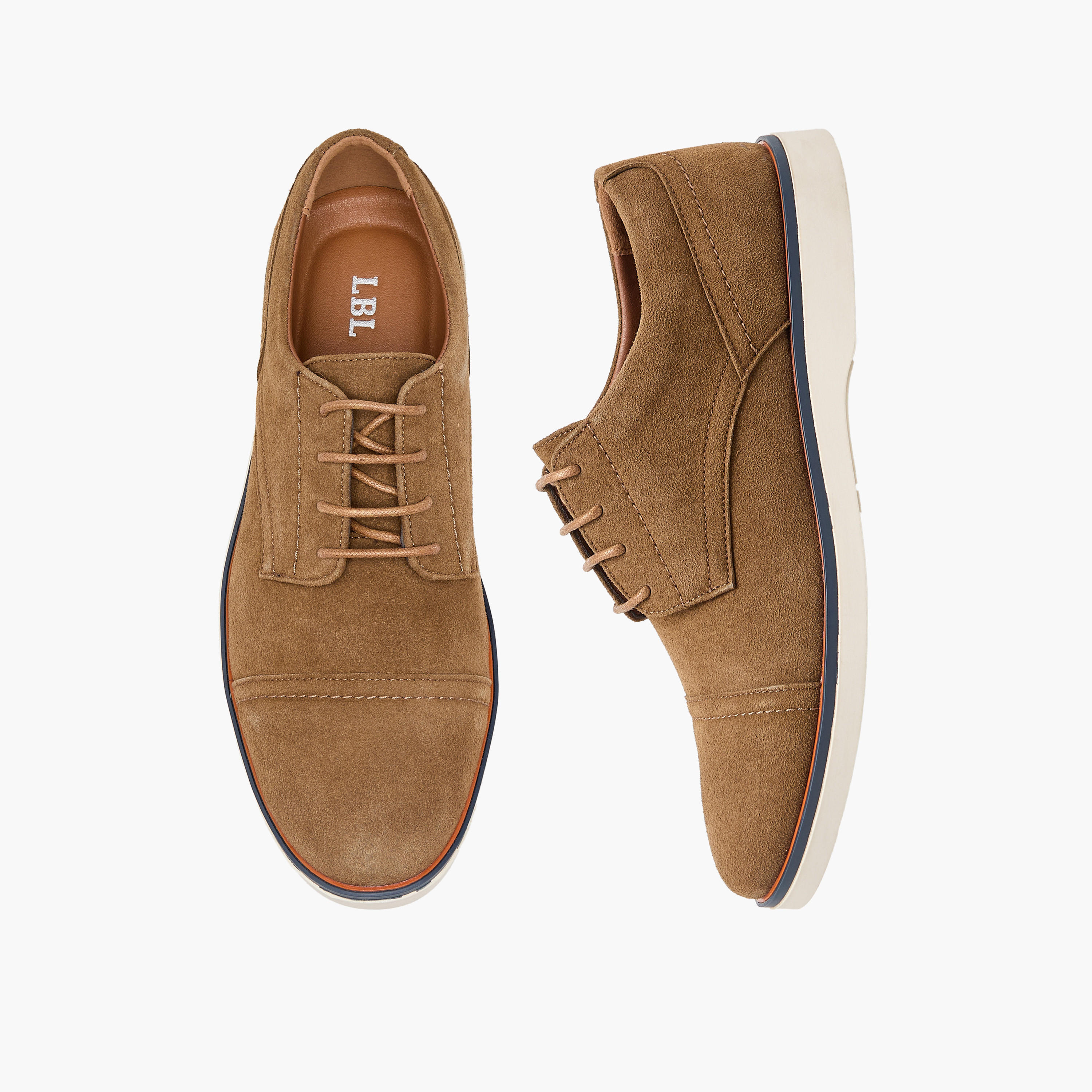 حذاء سنيكرز بطول الكاحل ورباط إغلاق للرجال من إل بي إل من شو إكسبريس-men-shoes-sneakers-image-1