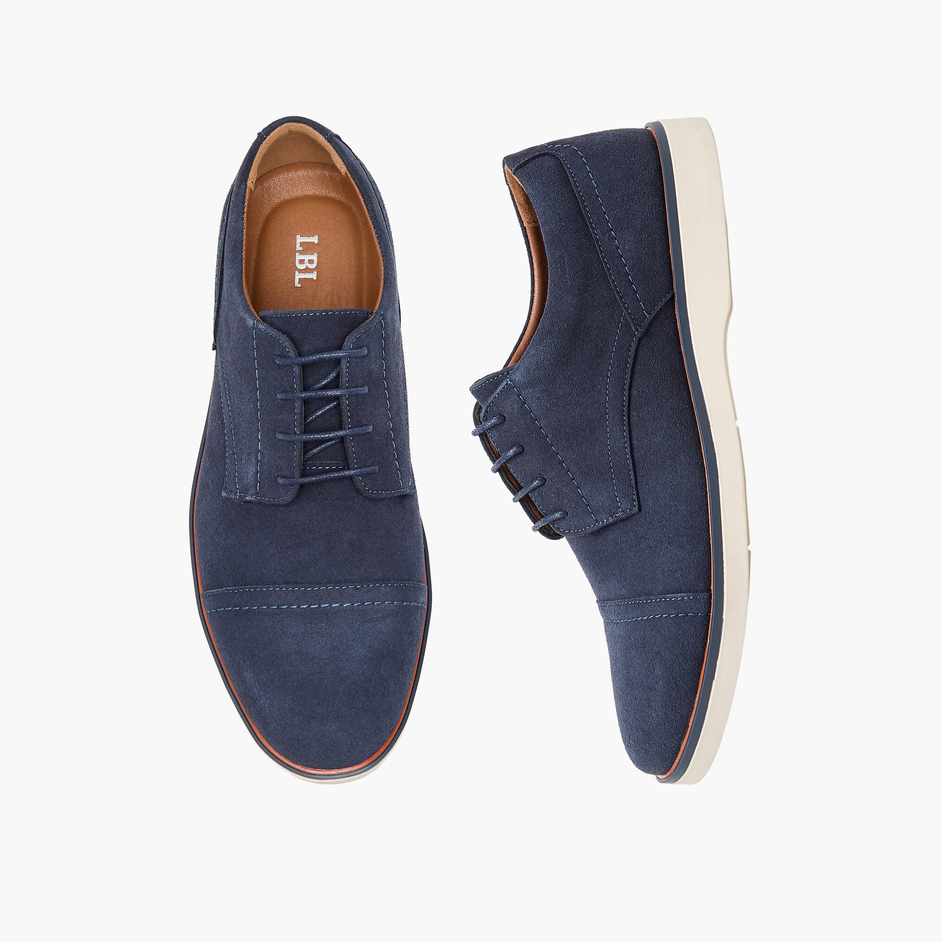 حذاء سنيكرز بطول الكاحل ورباط إغلاق للرجال من إل بي إل من شو إكسبريس-men-shoes-sneakers-image-1