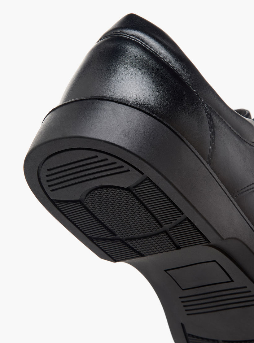 LBL by Shoexpress Men Ribbed Lace-Up Derby Shoes-men-shoes-formalshoes-image-5