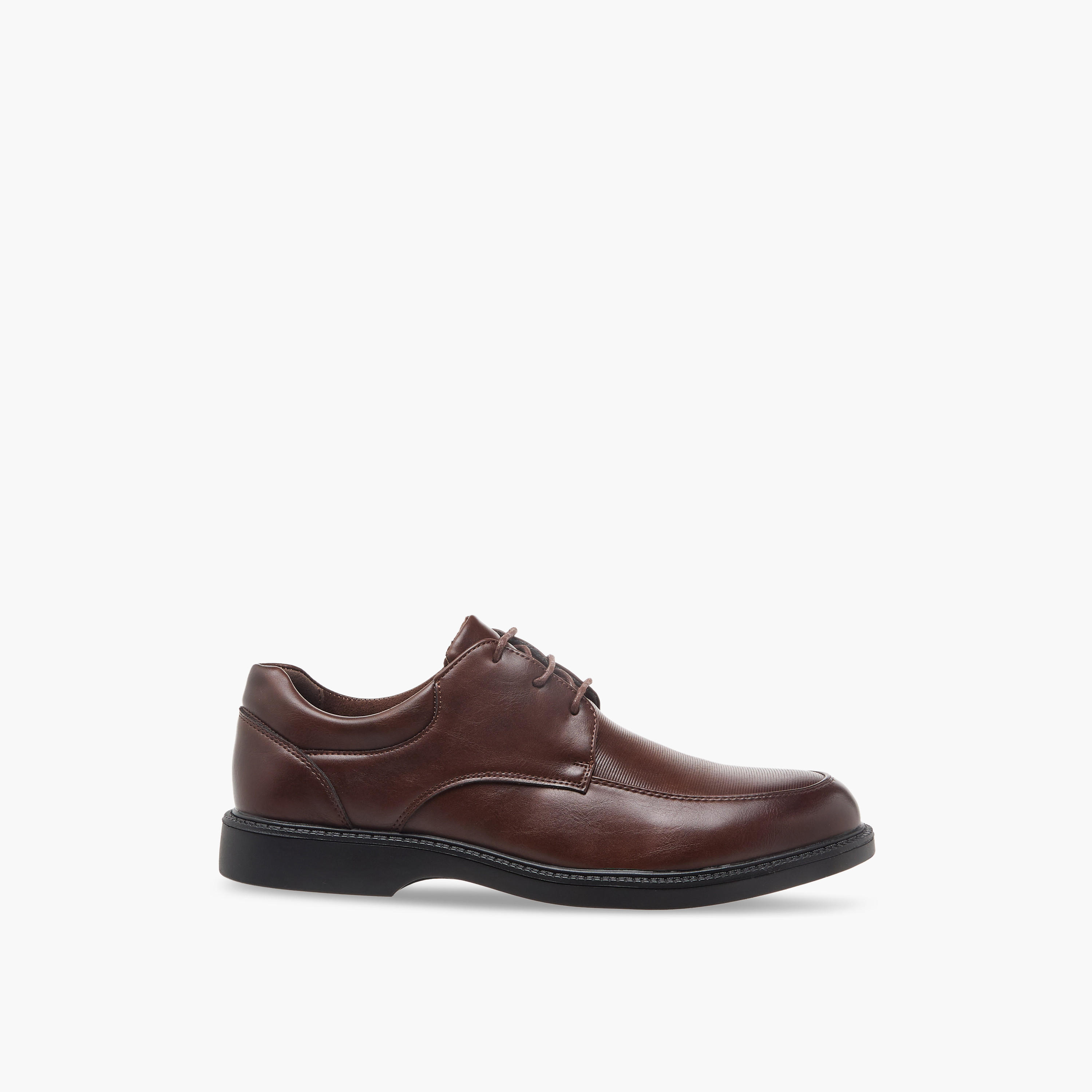حذاء ديربي مضلع برباط إغلاق للرجال من إل بي إل من شو إكسبريس-men-shoes-formalshoes-image-3