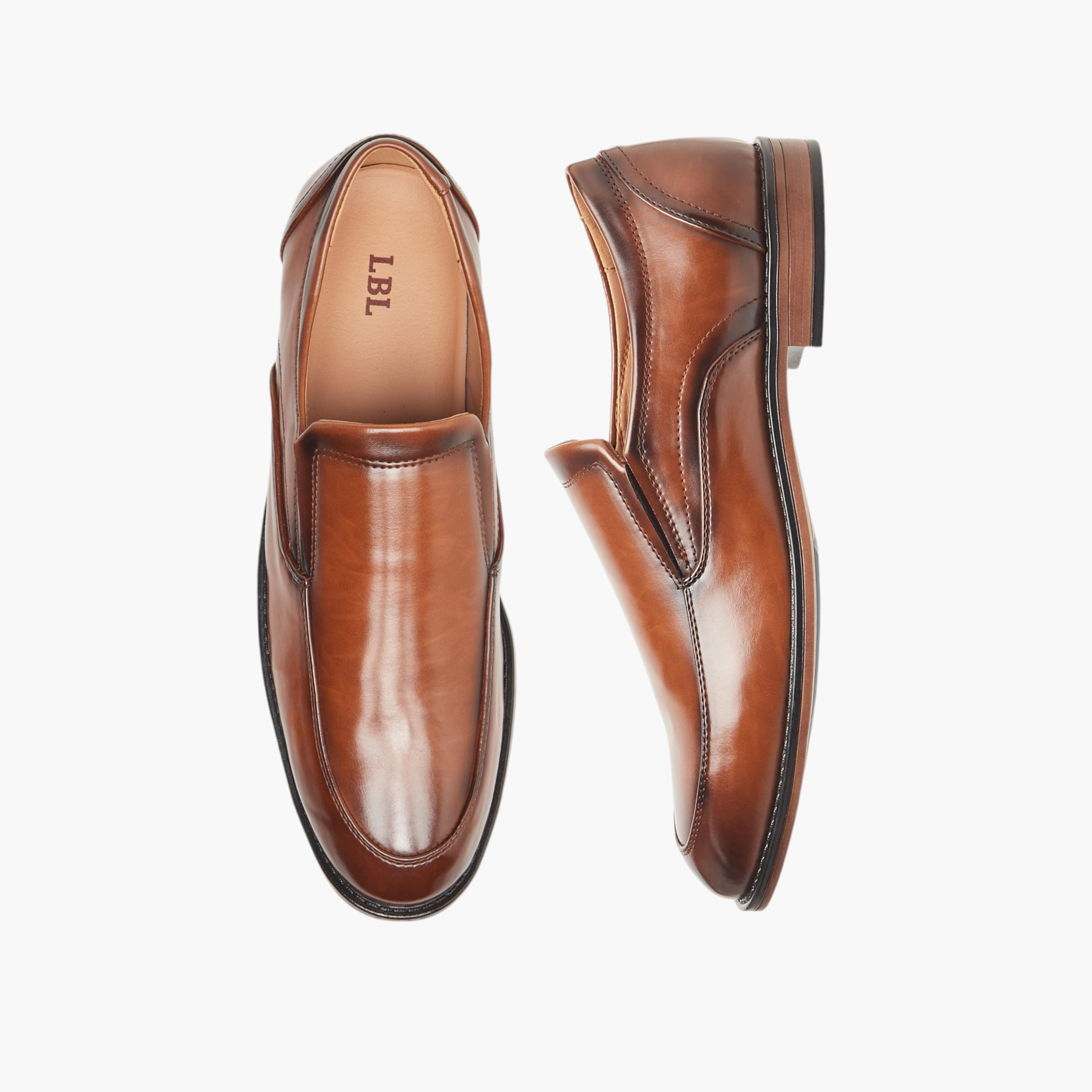 LBL by Shoexpress Solid Slip-On Loafers-men-shoes-loafersandmoccasins-image-1