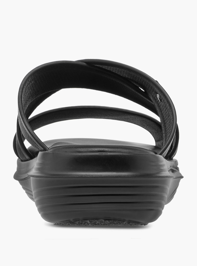 Le Confort Textured Cross Strap Slip-On Comfort Sandals-men-shoes-sandals-image-3