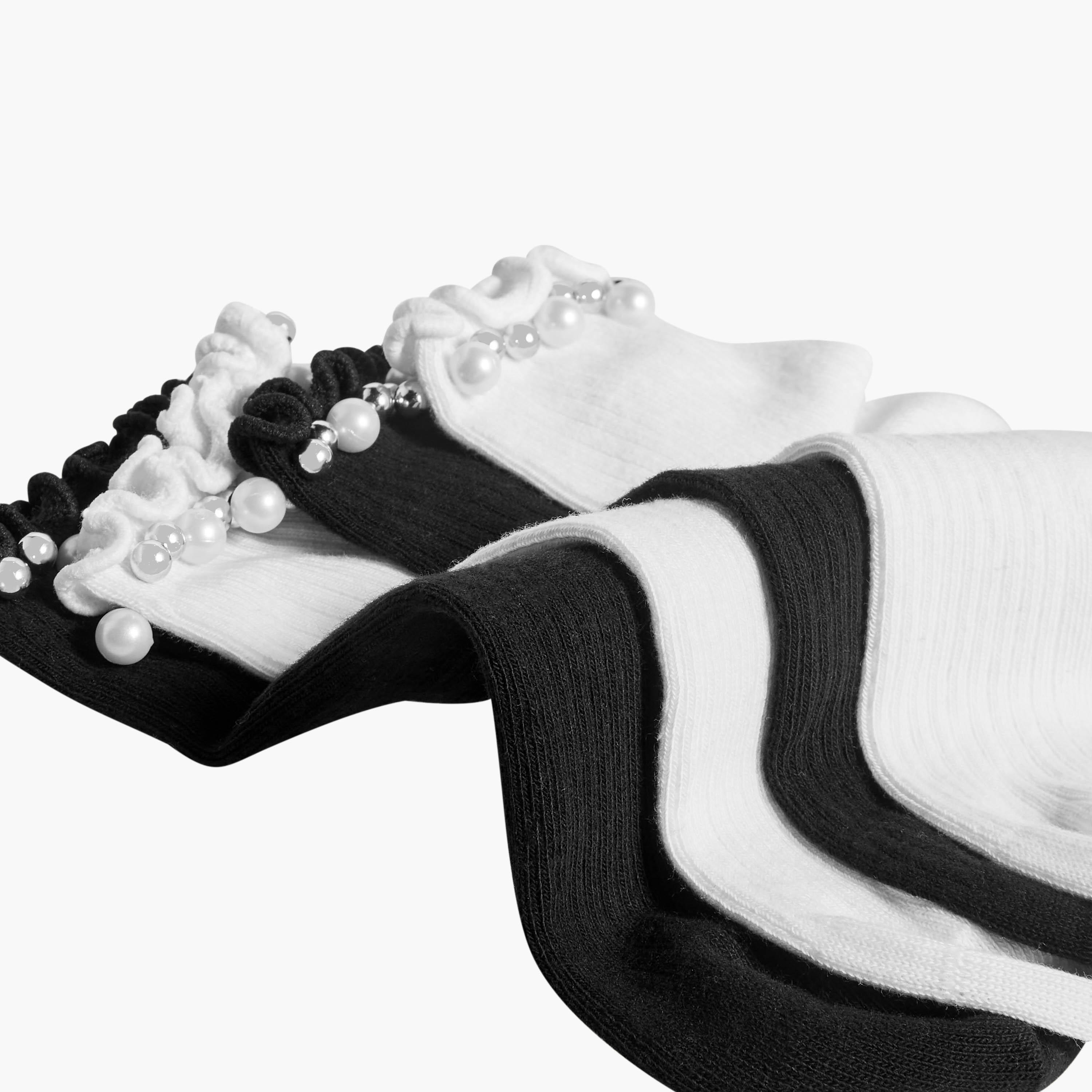 Celeste Pack of 2 Quarter Length Cotton Socks-women-socksandstockings-image-4