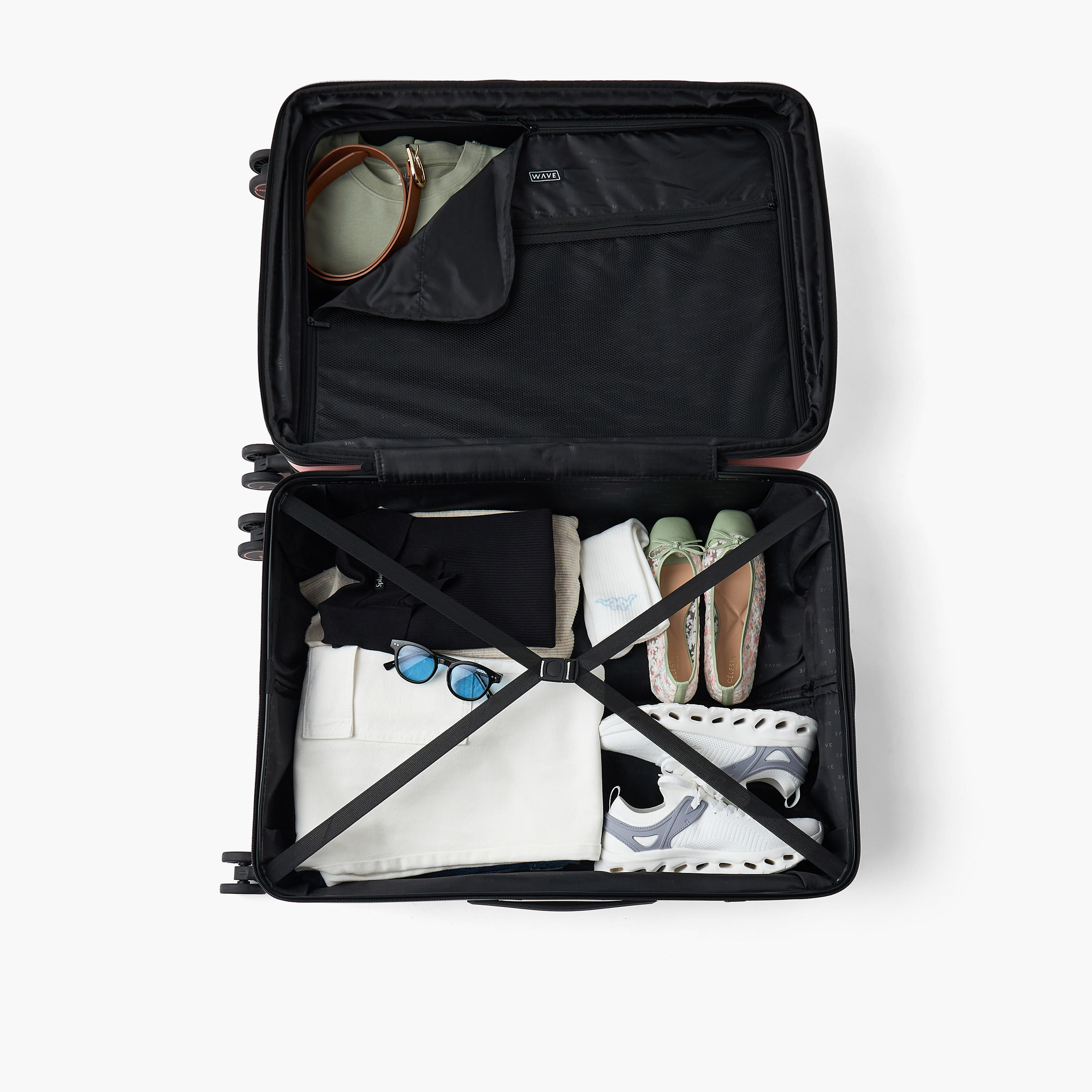 WAVE Textured Hardcase Trolley Bag with Retractable Handle - Set of 4-travel-luggagesandbags-luggage-image-14