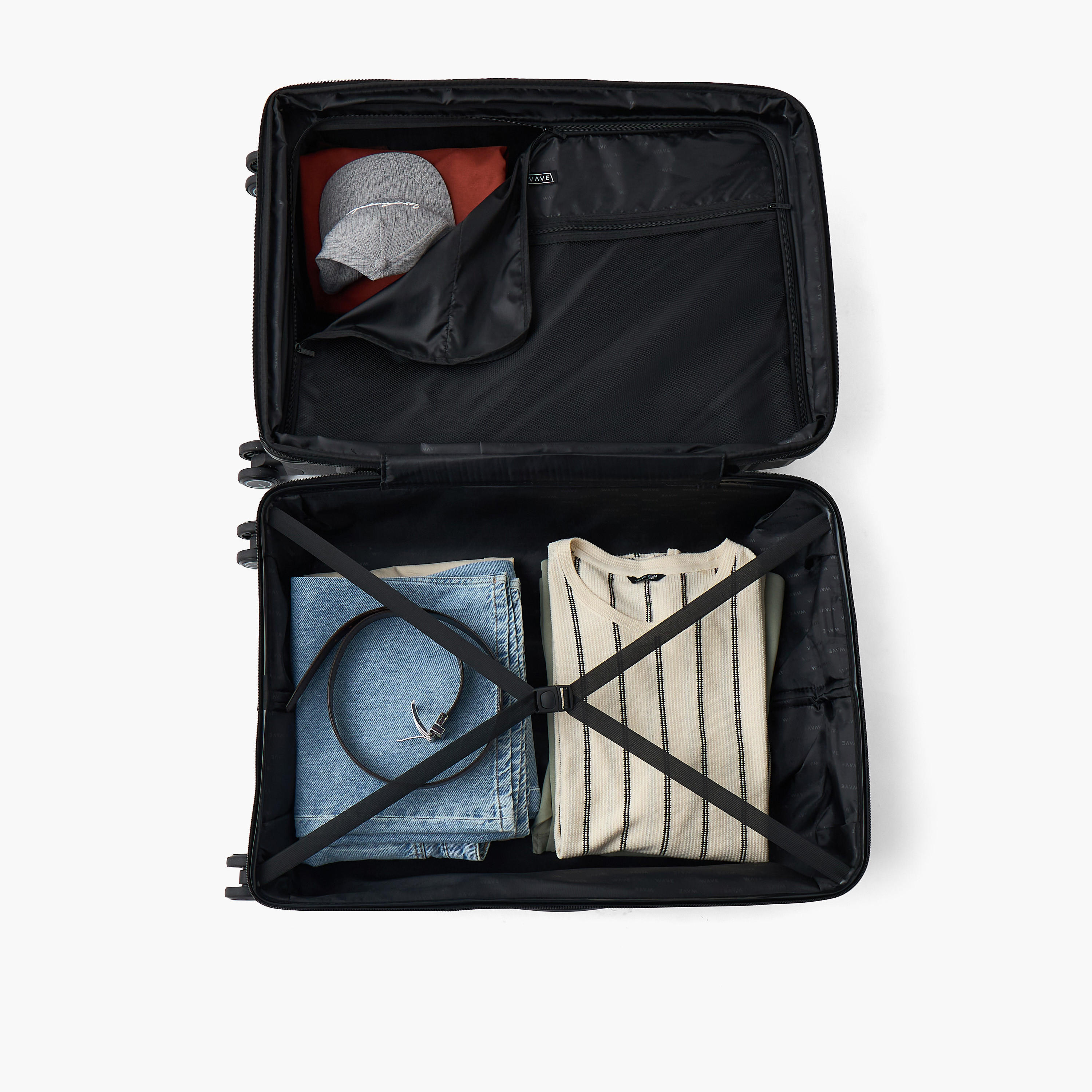 شنطة ترولي صلبة بارزة الملمس بمقبض قابل للسحب من ويف - طقم من 3-travel-luggagesandbags-luggage-image-12