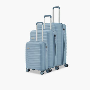 شنطة ترولي صلبة بارزة الملمس بمقبض قابل للسحب من ويف - طقم من 3-travel-luggagesandbags-luggage-image-1