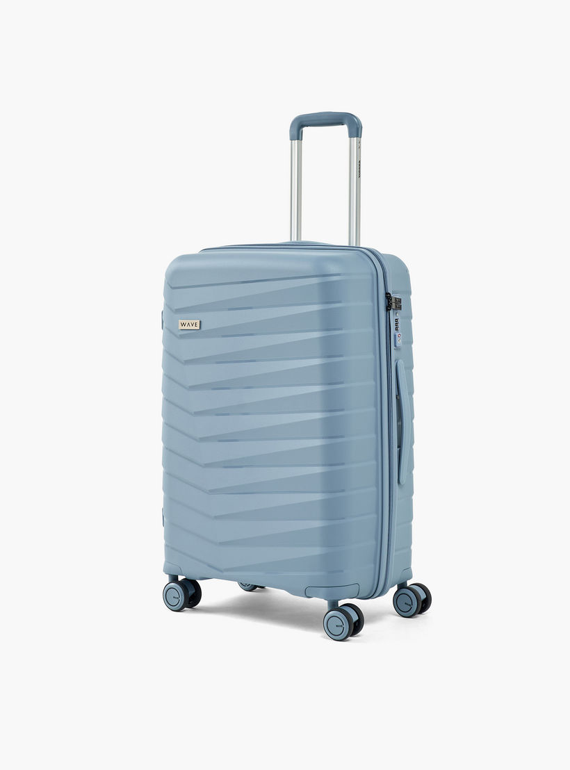 شنطة ترولي صلبة بارزة الملمس بمقبض قابل للسحب من ويف - طقم من 3-travel-luggagesandbags-luggage-image-3