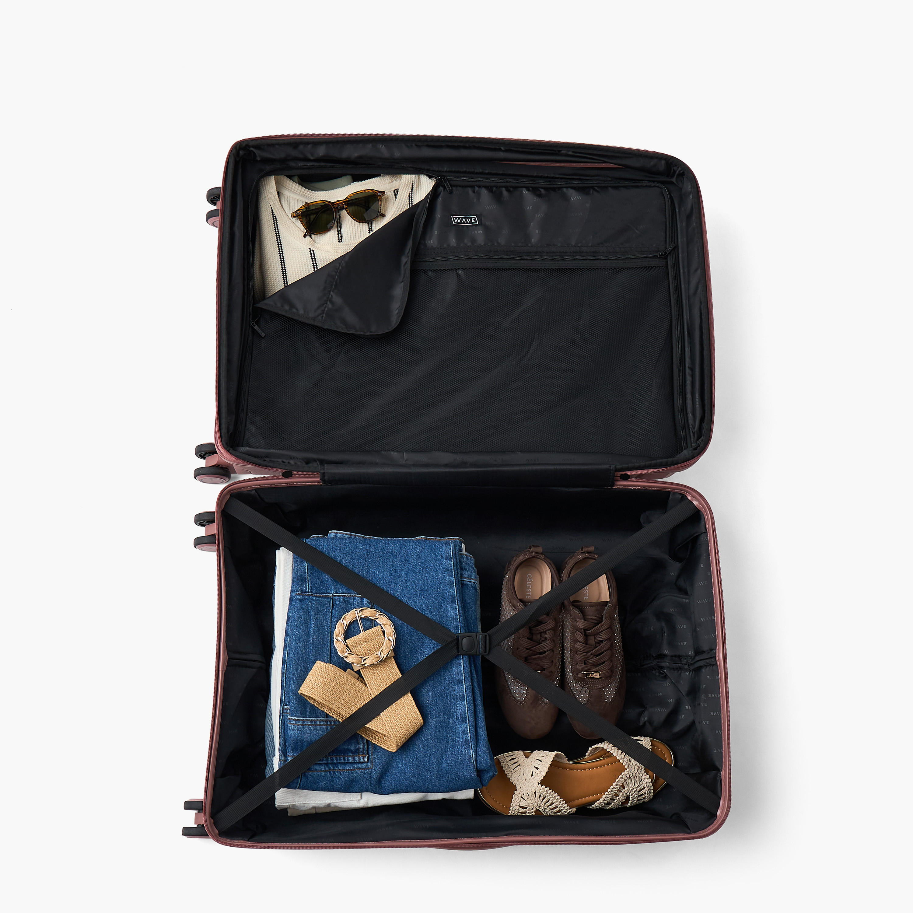 WAVE Textured Hardcase Trolley Bag with Retractable Handle - Set of 3-travel-luggagesandbags-luggage-image-12