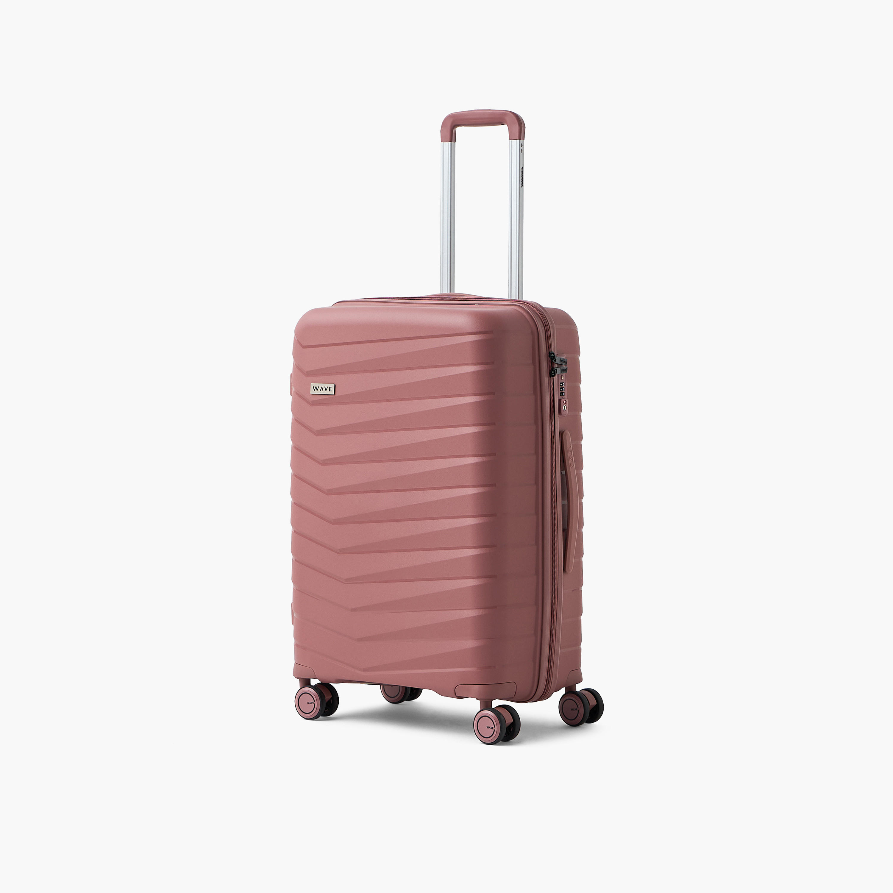 WAVE Textured Hardcase Trolley Bag with Retractable Handle - Set of 3-travel-luggagesandbags-luggage-image-2