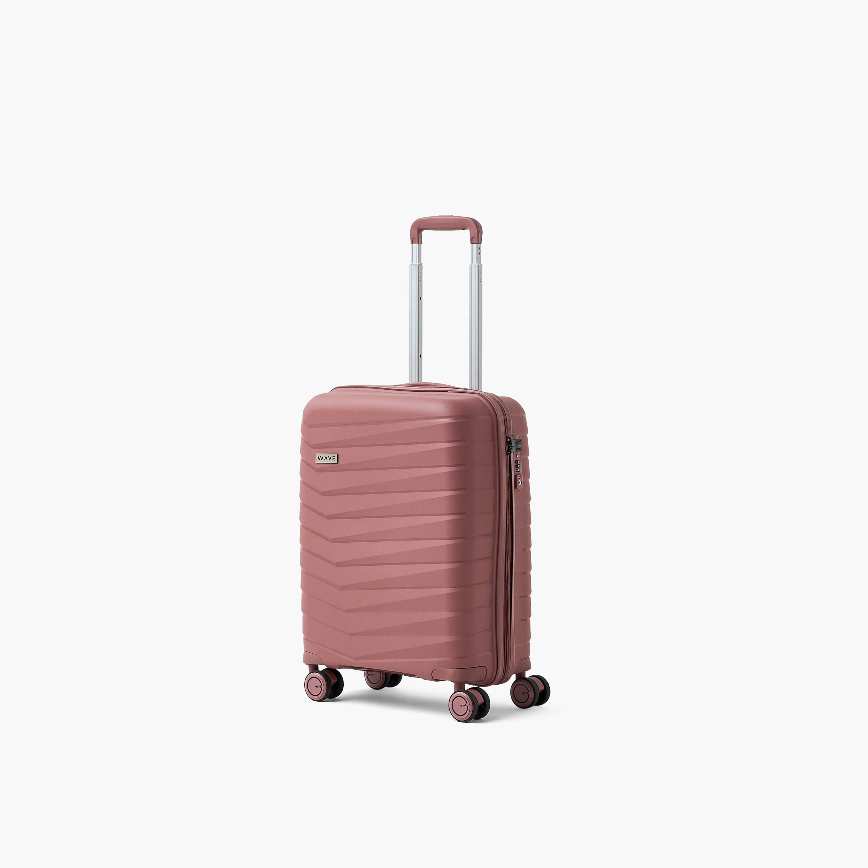 WAVE Textured Hardcase Trolley Bag with Retractable Handle - Set of 3-travel-luggagesandbags-luggage-image-3