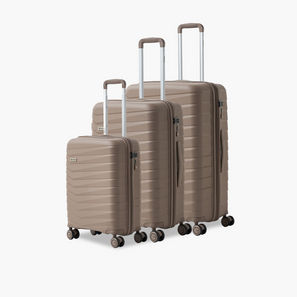 WAVE Textured Hardcase Trolley Bag with Retractable Handle - Set of 3-travel-luggagesandbags-image-1