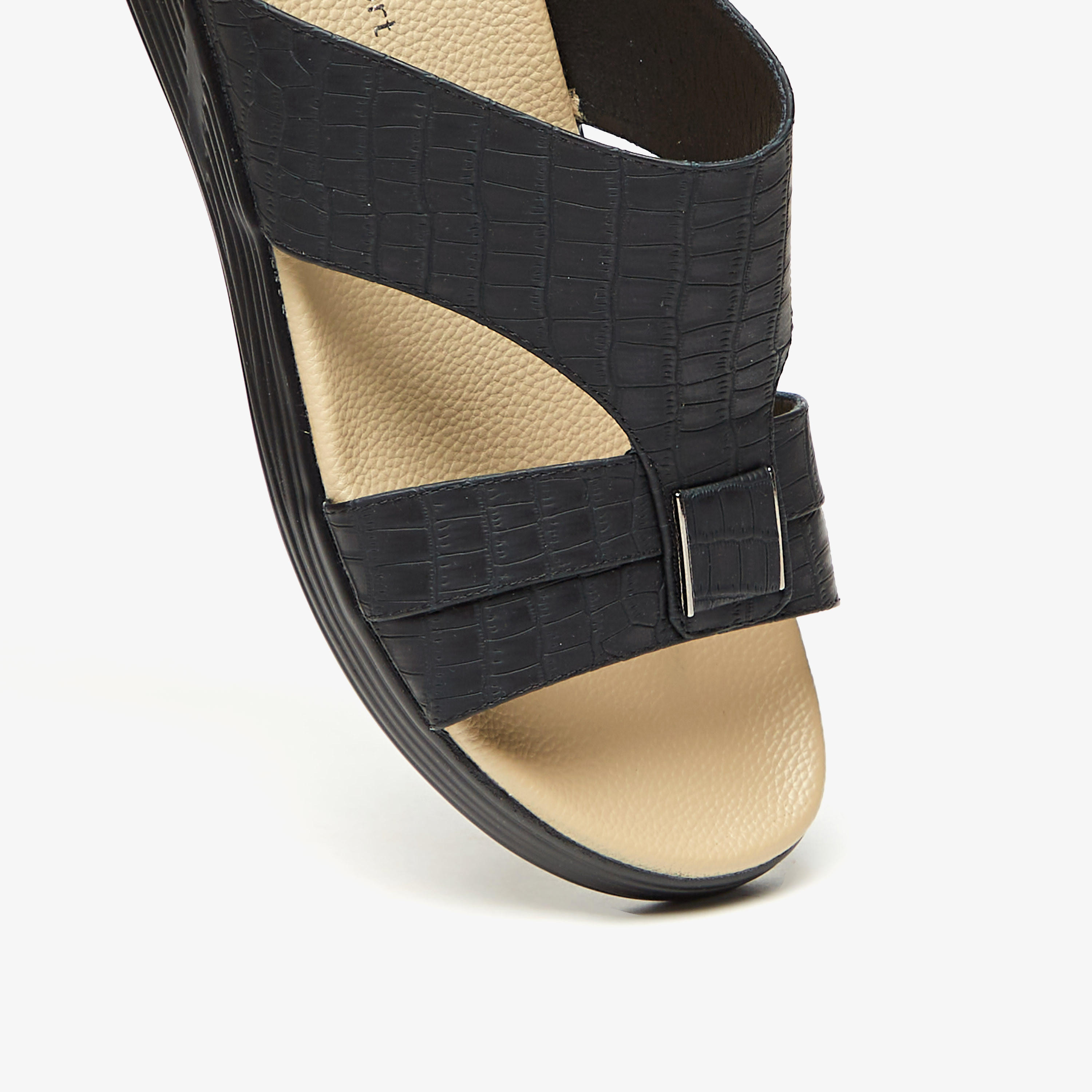 Le Confort Textured Slip-On Sandals-men-shoes-sandals-image-4