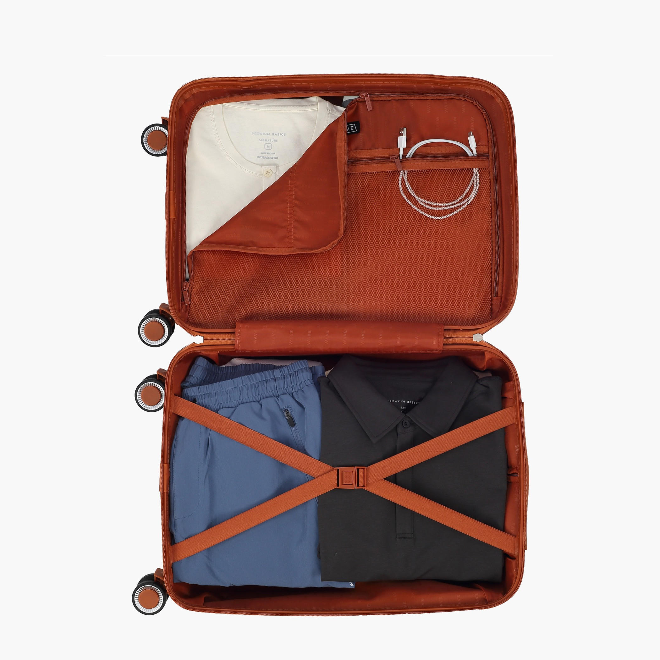 WAVE 3-Piece Hardcase Luggage Trolley Set with Lock-travel-luggagesandbags-luggage-image-11