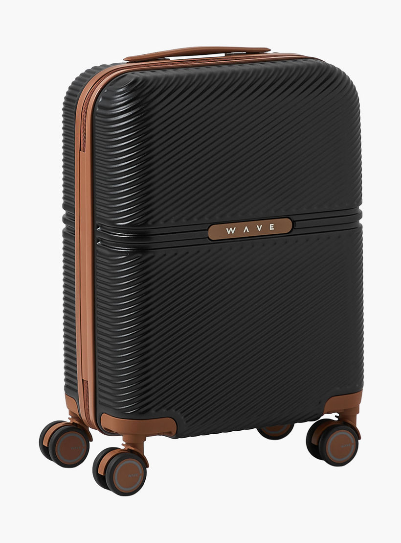 WAVE 3-Piece Textured Hardcase Luggage Trolley with Retractable Handle Set-travel-luggagesandbags-luggage-image-14
