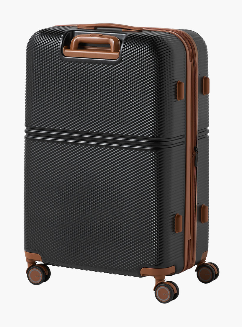 WAVE 3-Piece Textured Hardcase Luggage Trolley with Retractable Handle Set-travel-luggagesandbags-luggage-image-20