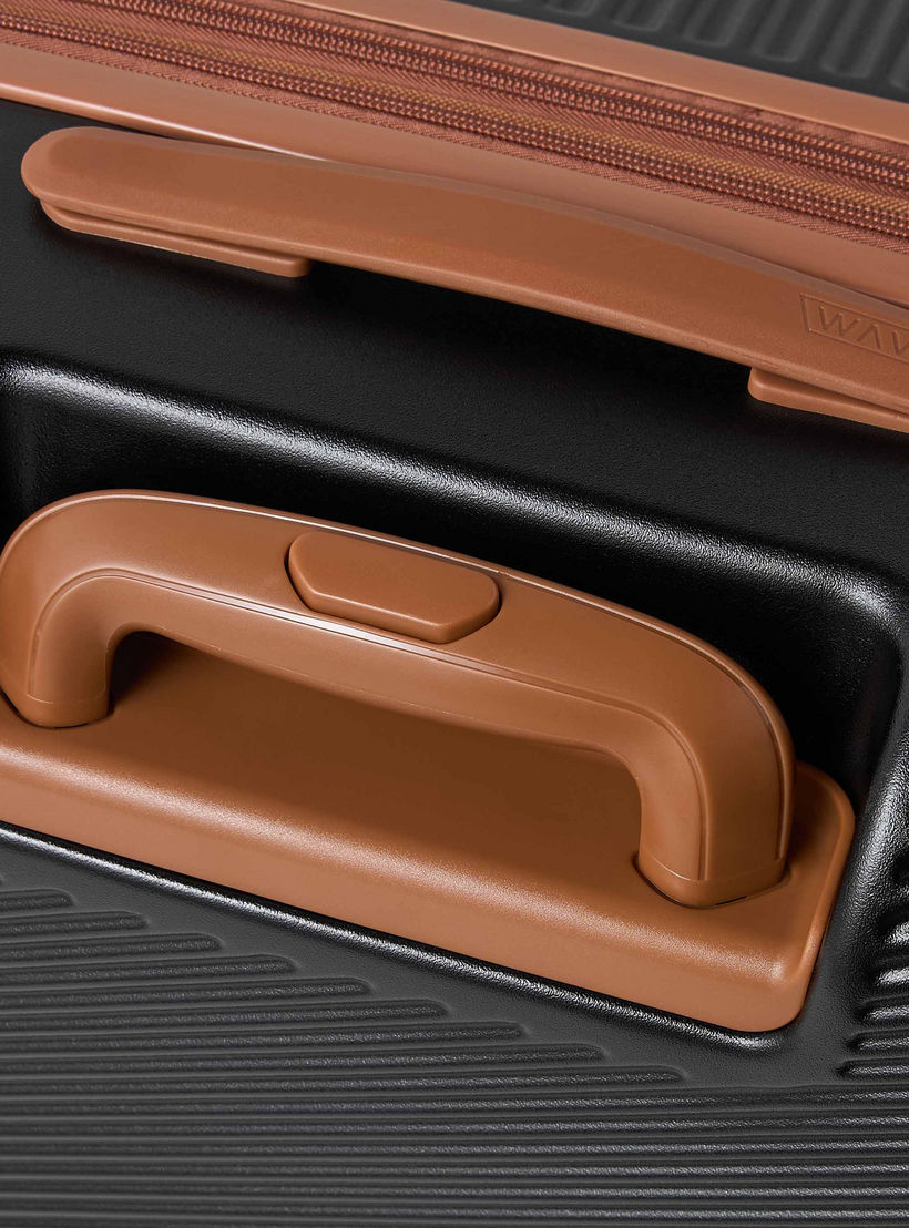 WAVE 3-Piece Textured Hardcase Luggage Trolley with Retractable Handle Set-travel-luggagesandbags-luggage-image-8