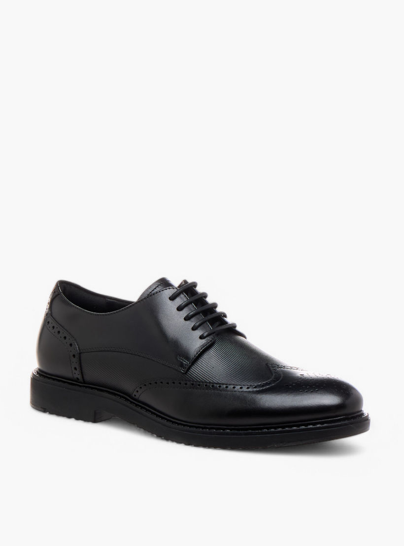 حذاء ديربي جلد بارز الملمس برباط للرجال من دوتشيني-men-shoes-formalshoes-image-2