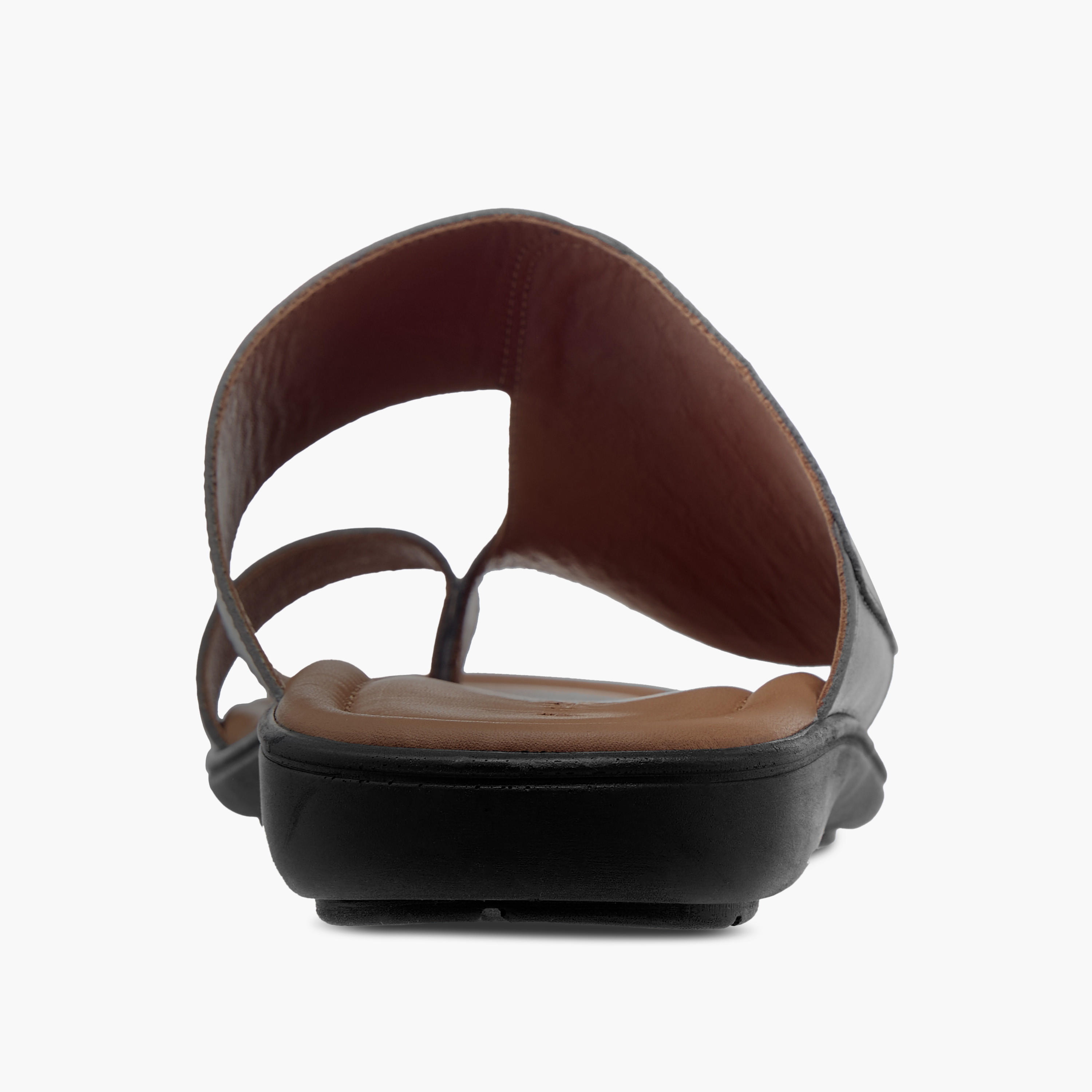 صندل عربي سهل الارتداء بارز الملمس بتفاصيل حلقة إصبع من الواحة-men-shoes-sandals-image-4