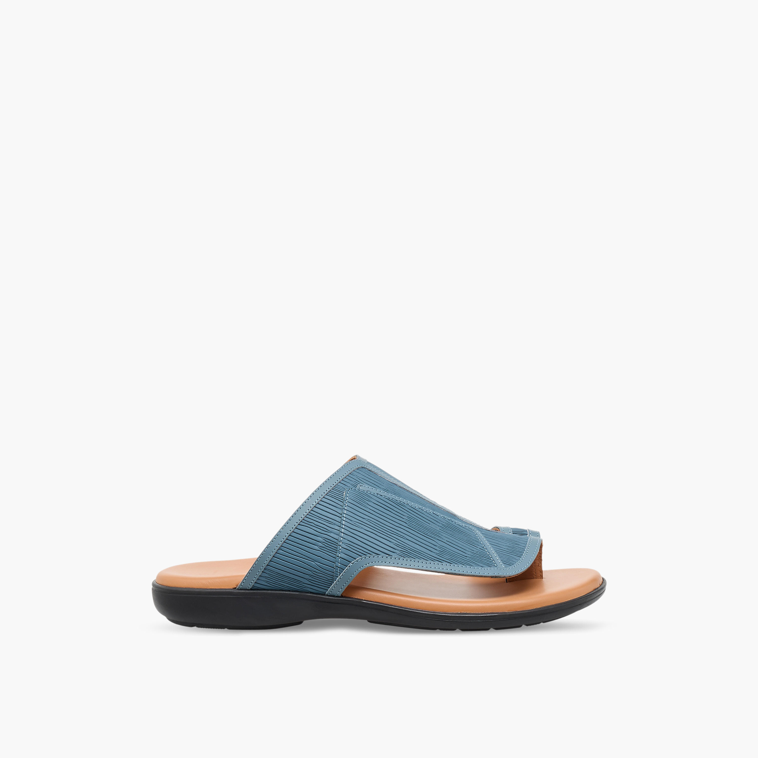 Al Waha Men Textured Arabic Sandals-men-shoes-sandals-image-3
