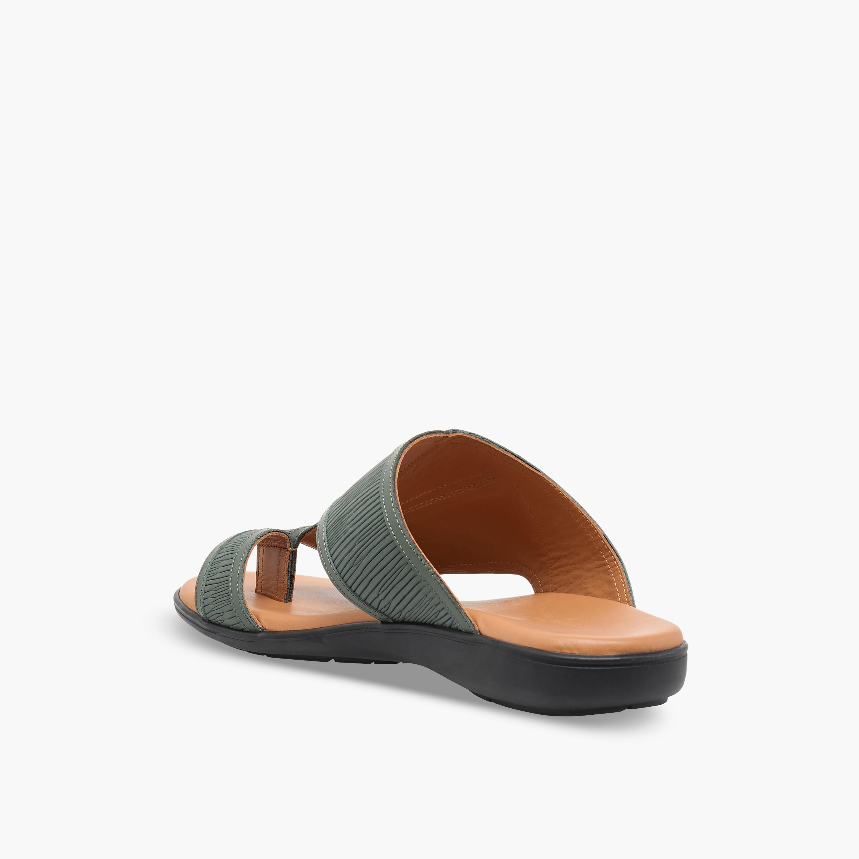 Al Waha Men Textured Arabic Sandals-men-shoes-sandals-image-5
