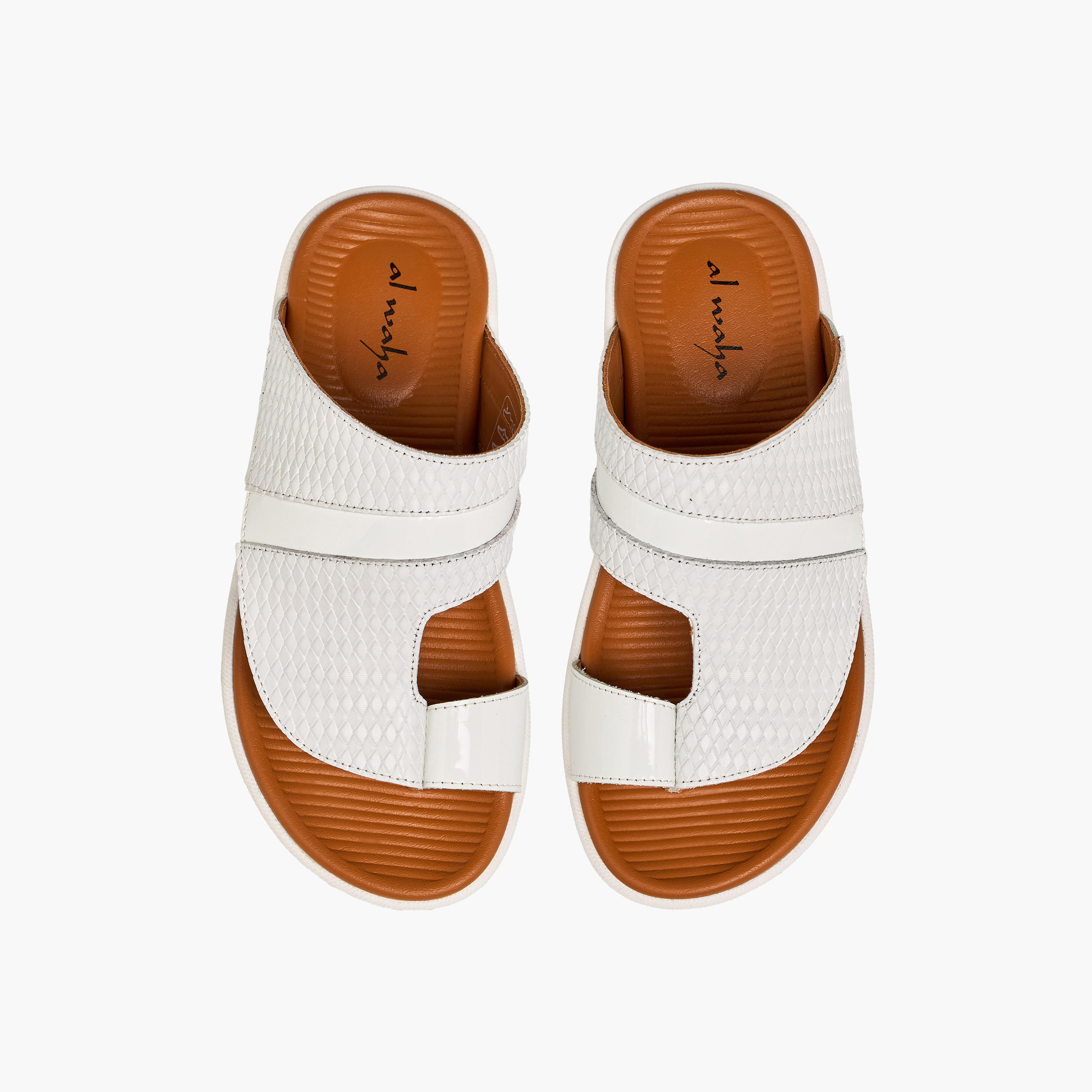 Al Waha Boys Textured Arabic Sandals-boys-shoes-sandals-image-1