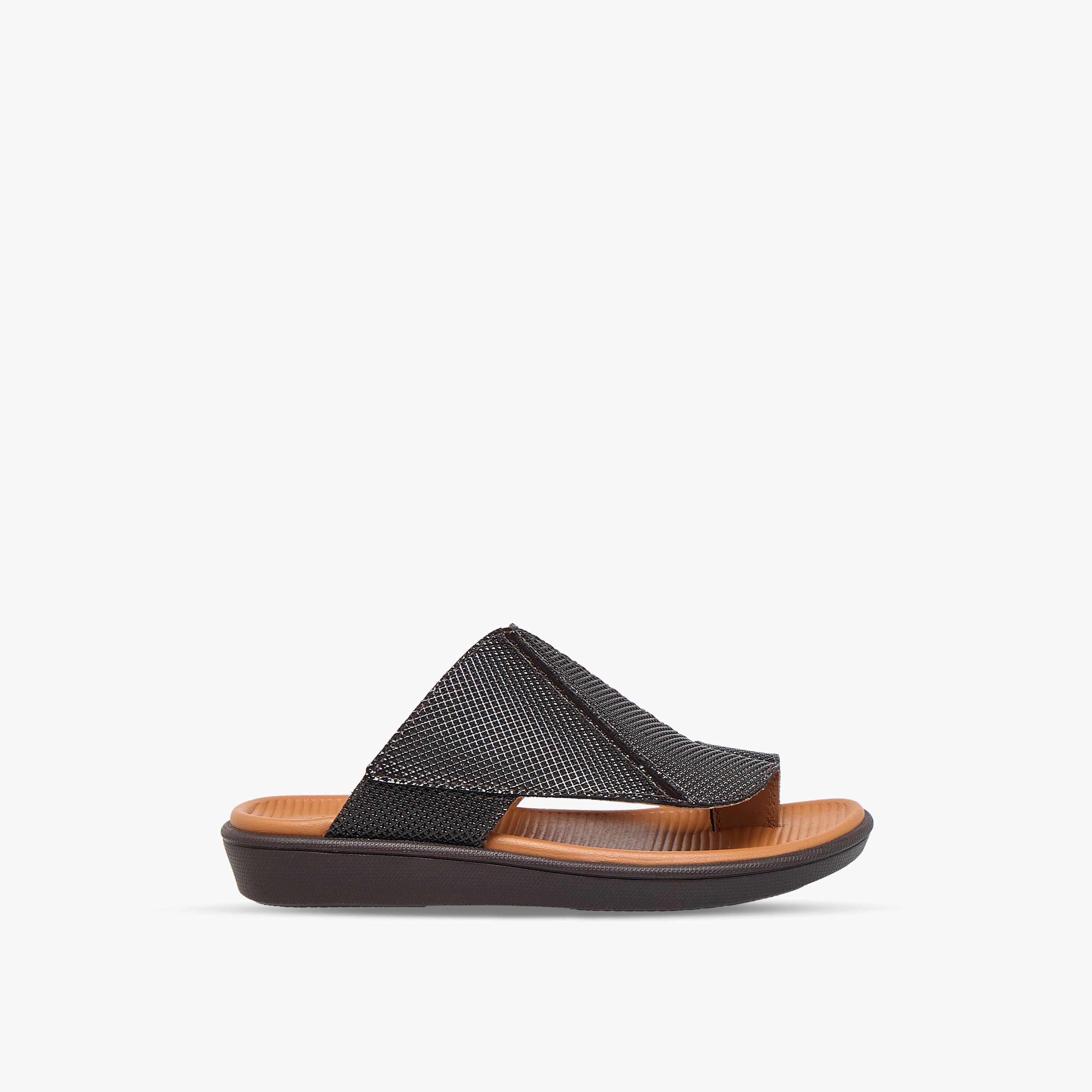 Al Waha Boys Slip-On Leather Arabic Sandals-boys-shoes-sandals-image-3