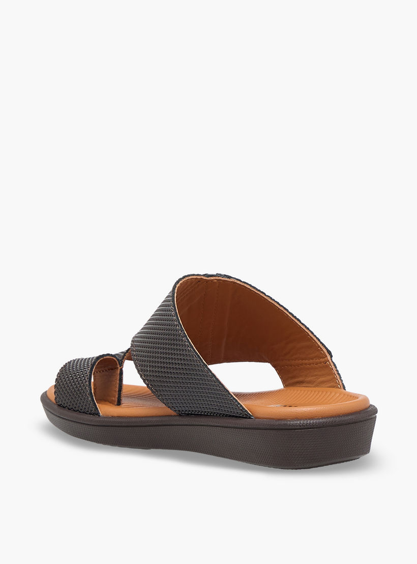 Al Waha Boys Slip-On Leather Arabic Sandals-boys-shoes-sandals-image-5