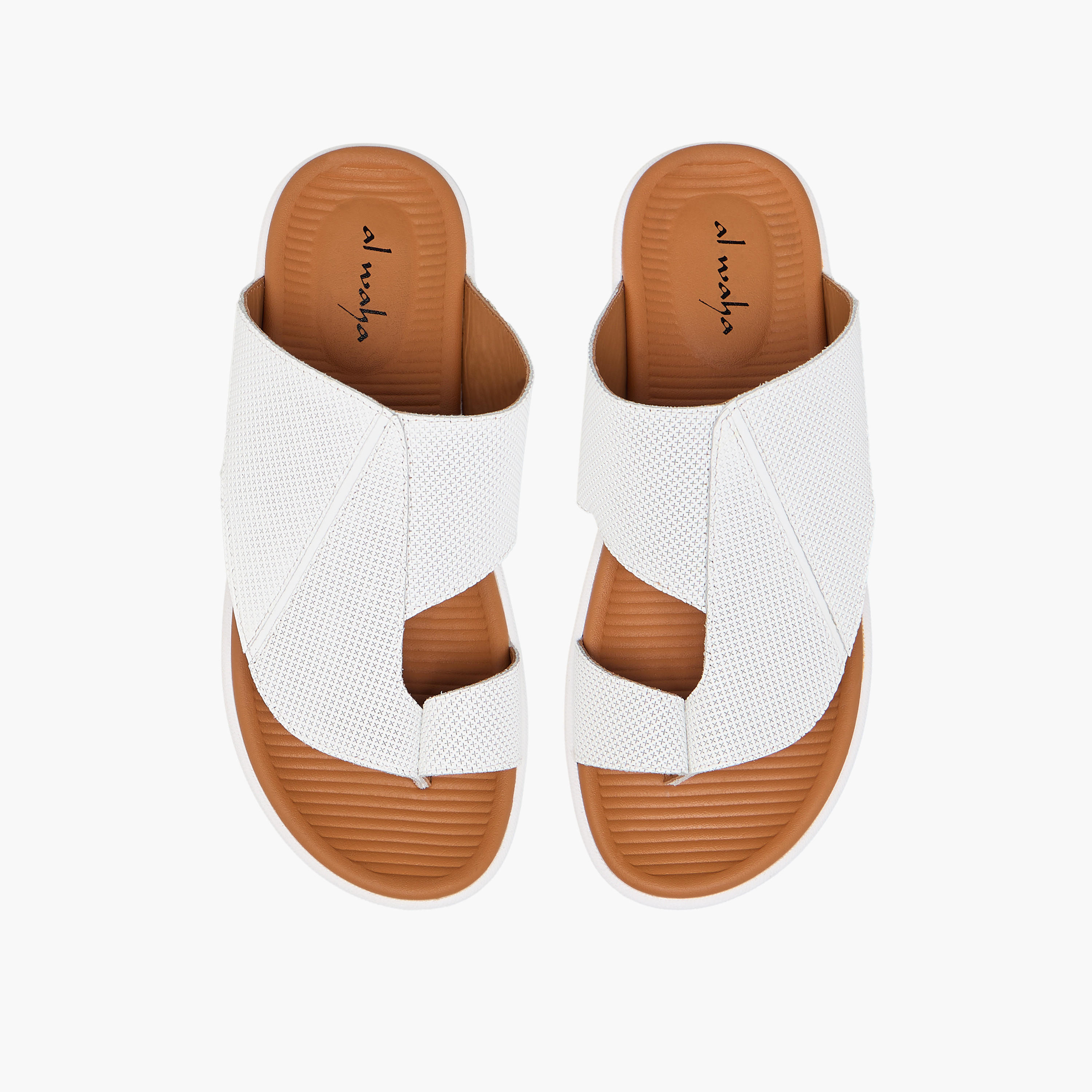 Al Waha Boys Slip-On Leather Arabic Sandals-boys-shoes-sandals-image-1