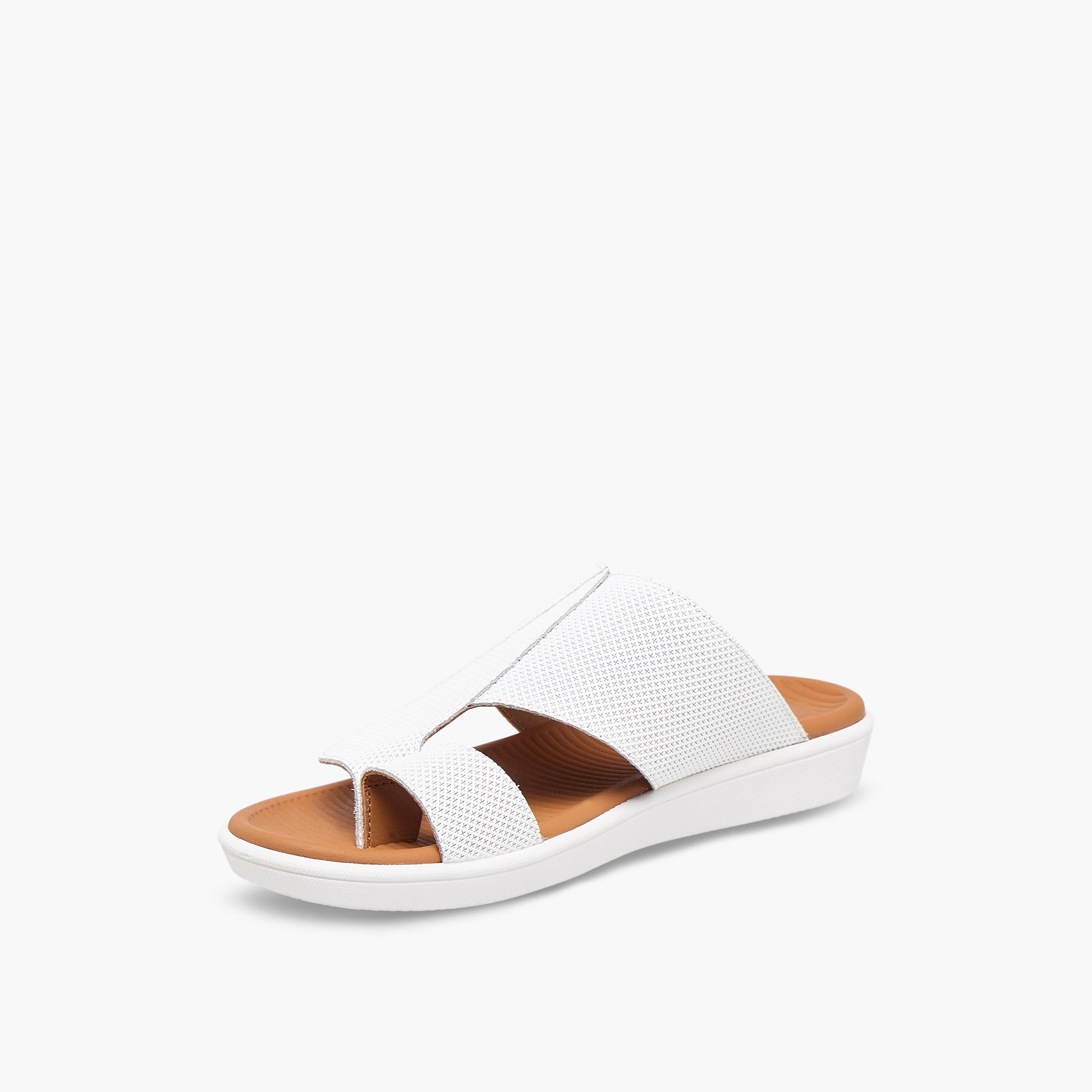 Al Waha Boys Slip-On Leather Arabic Sandals-boys-shoes-sandals-image-4