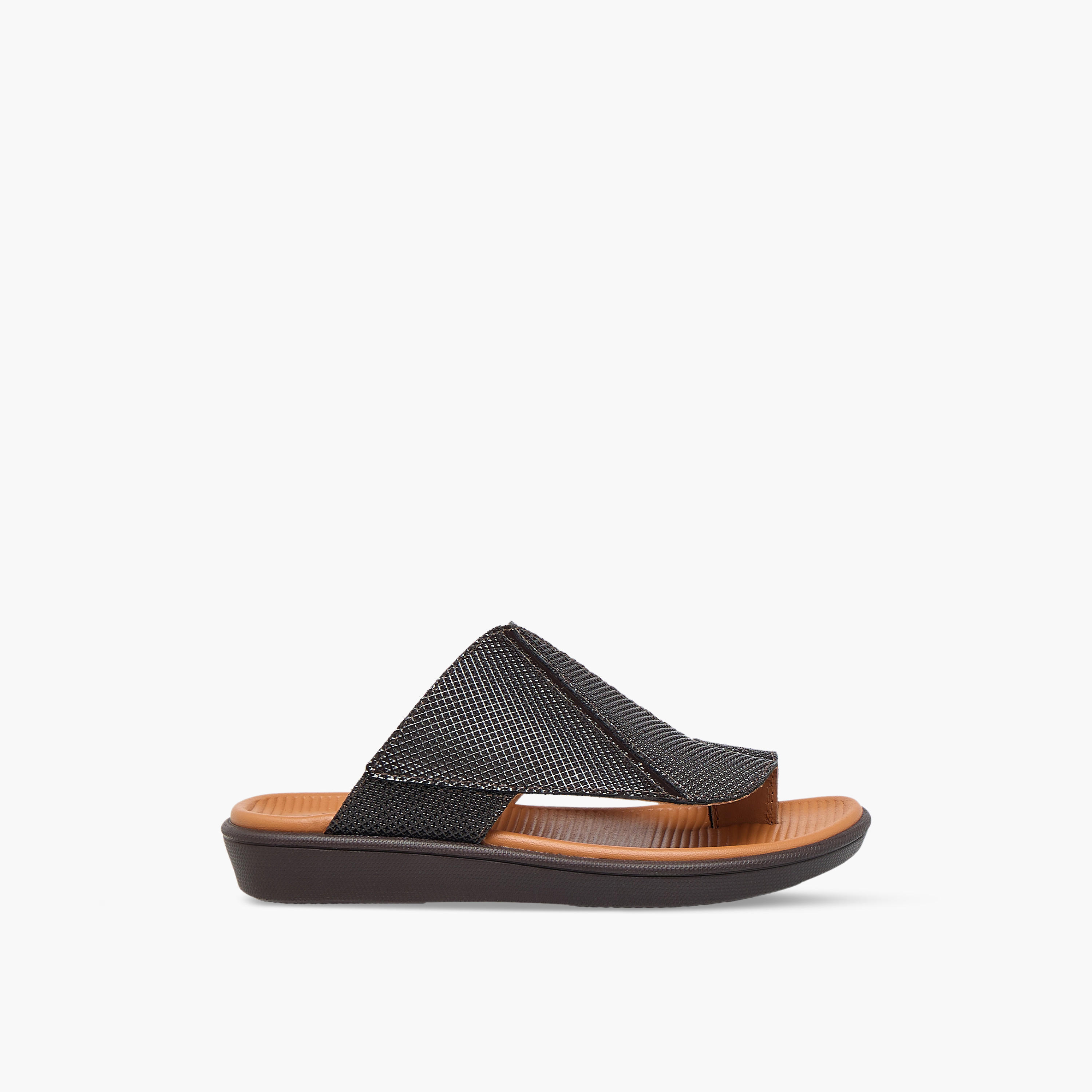 Al Waha Boys Slip-On Leather Arabic Sandals-boys-shoes-sandals-image-3