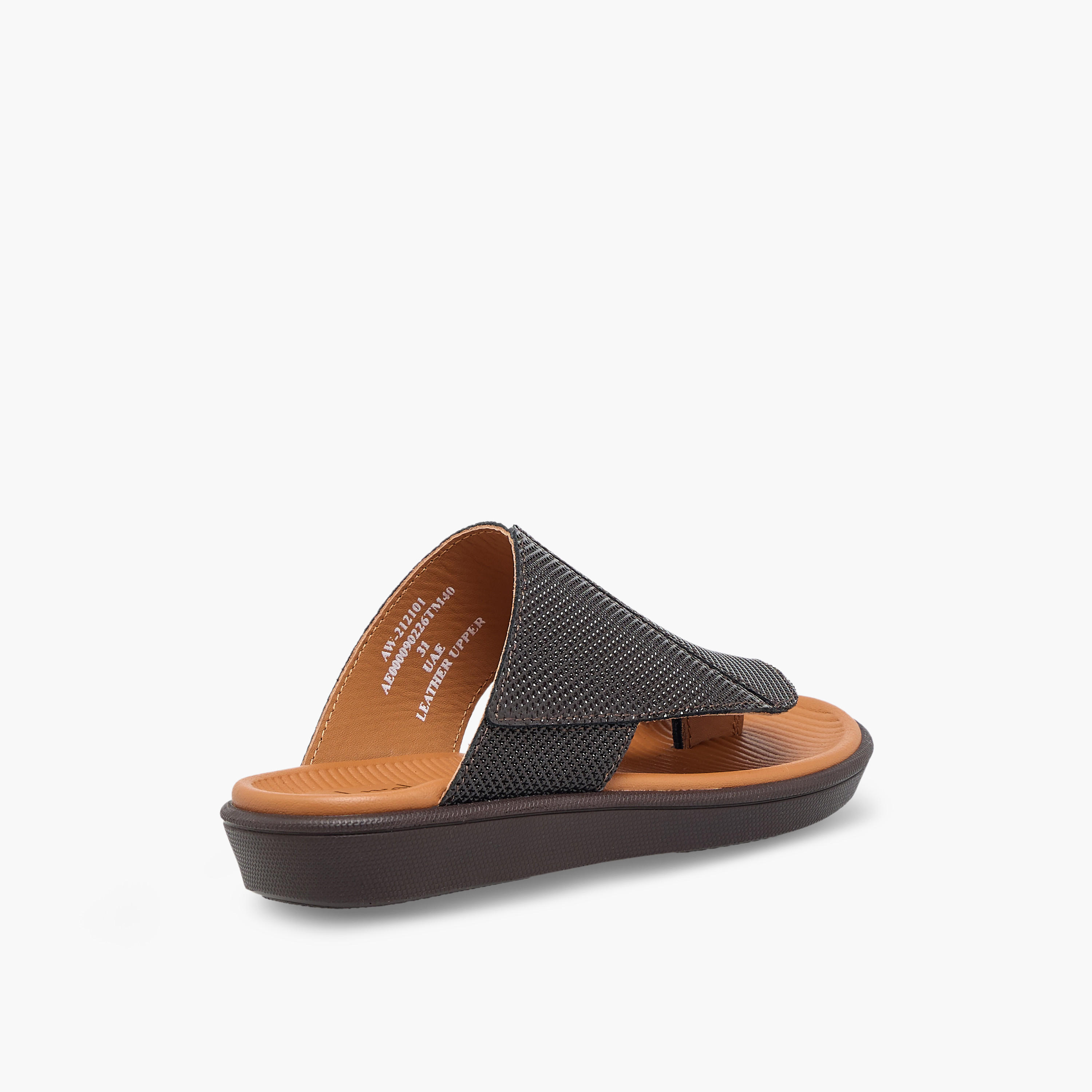 Al Waha Boys Slip-On Leather Arabic Sandals-boys-shoes-sandals-image-6