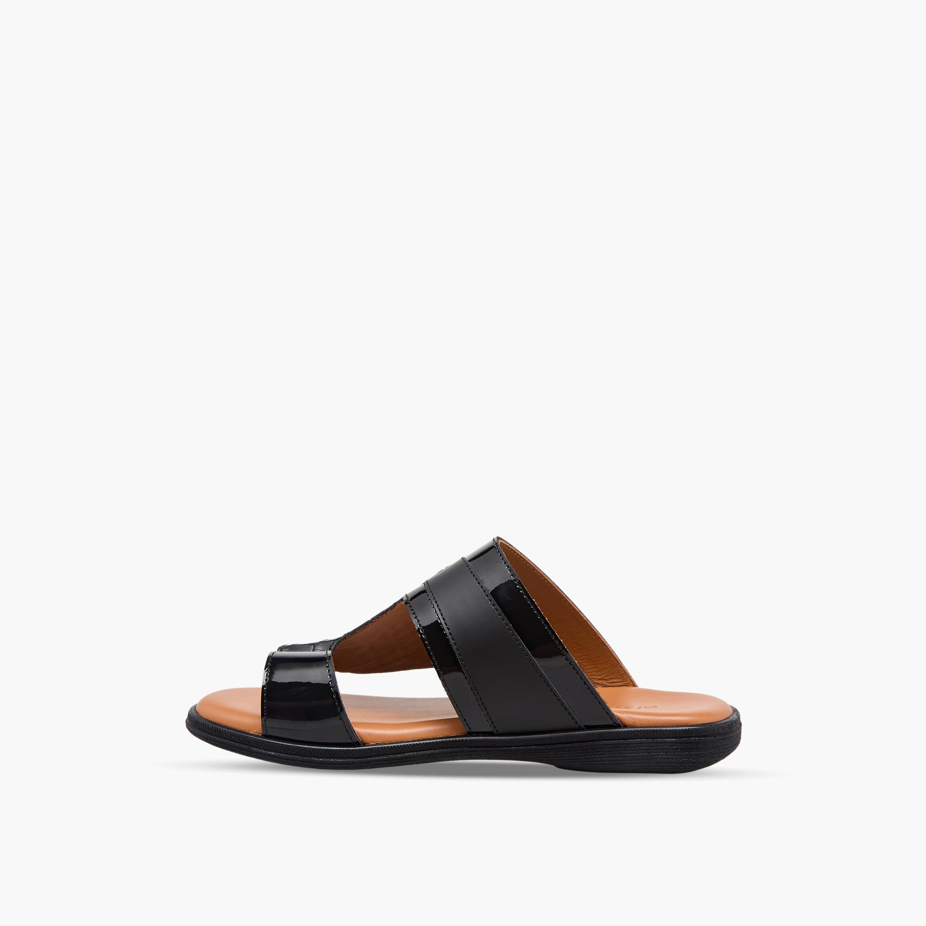 Al Waha Boys Slip-On Leather Arabic Sandals-boys-shoes-sandals-image-5