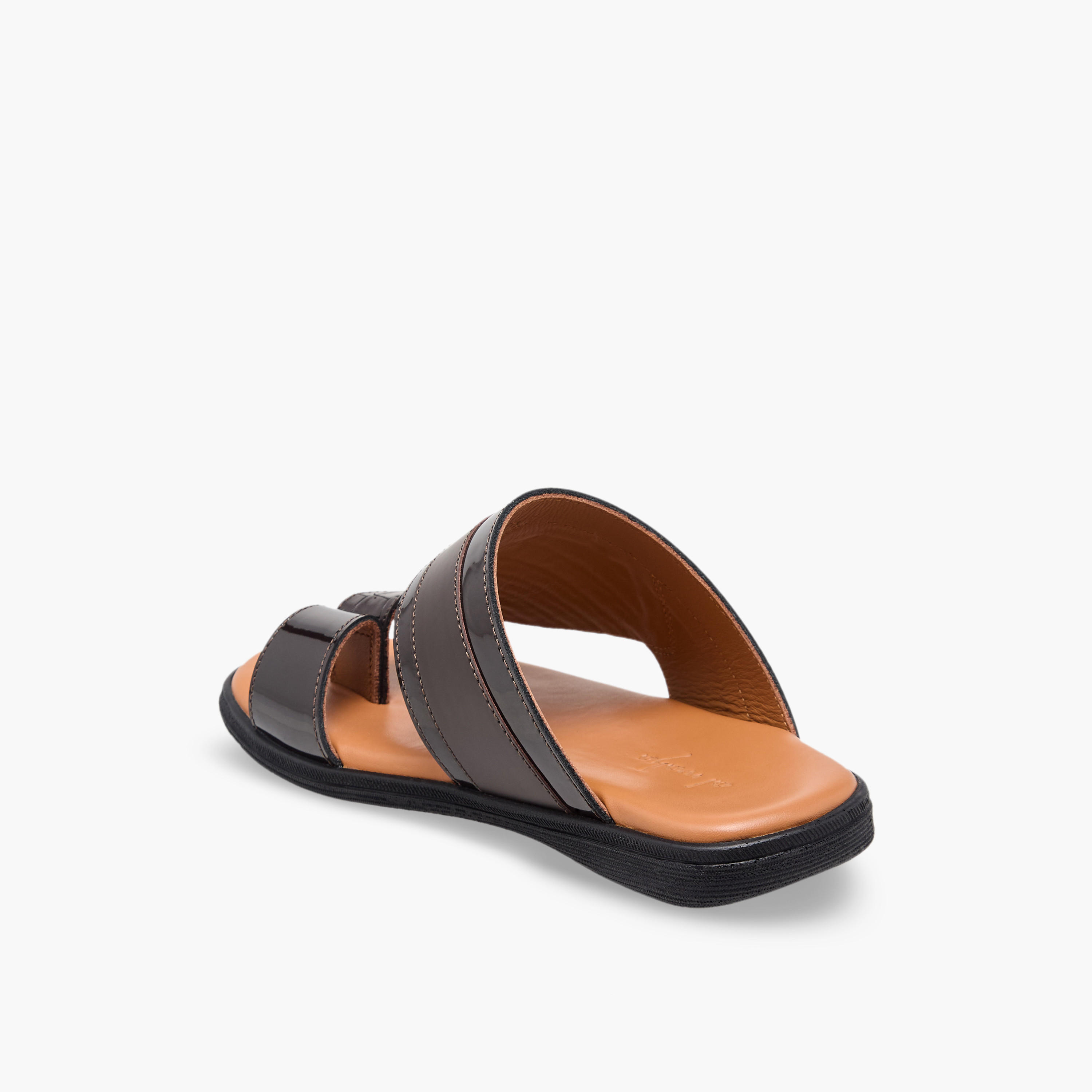 Al Waha Boys Slip-On Leather Arabic Sandals-boys-shoes-sandals-image-4
