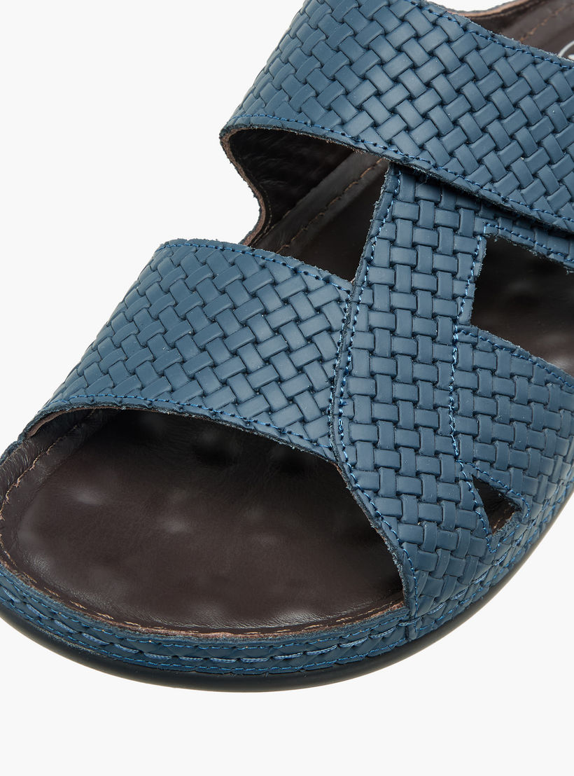 Al Waha Men Textured Arabic Sandals-men-shoes-sandals-image-4