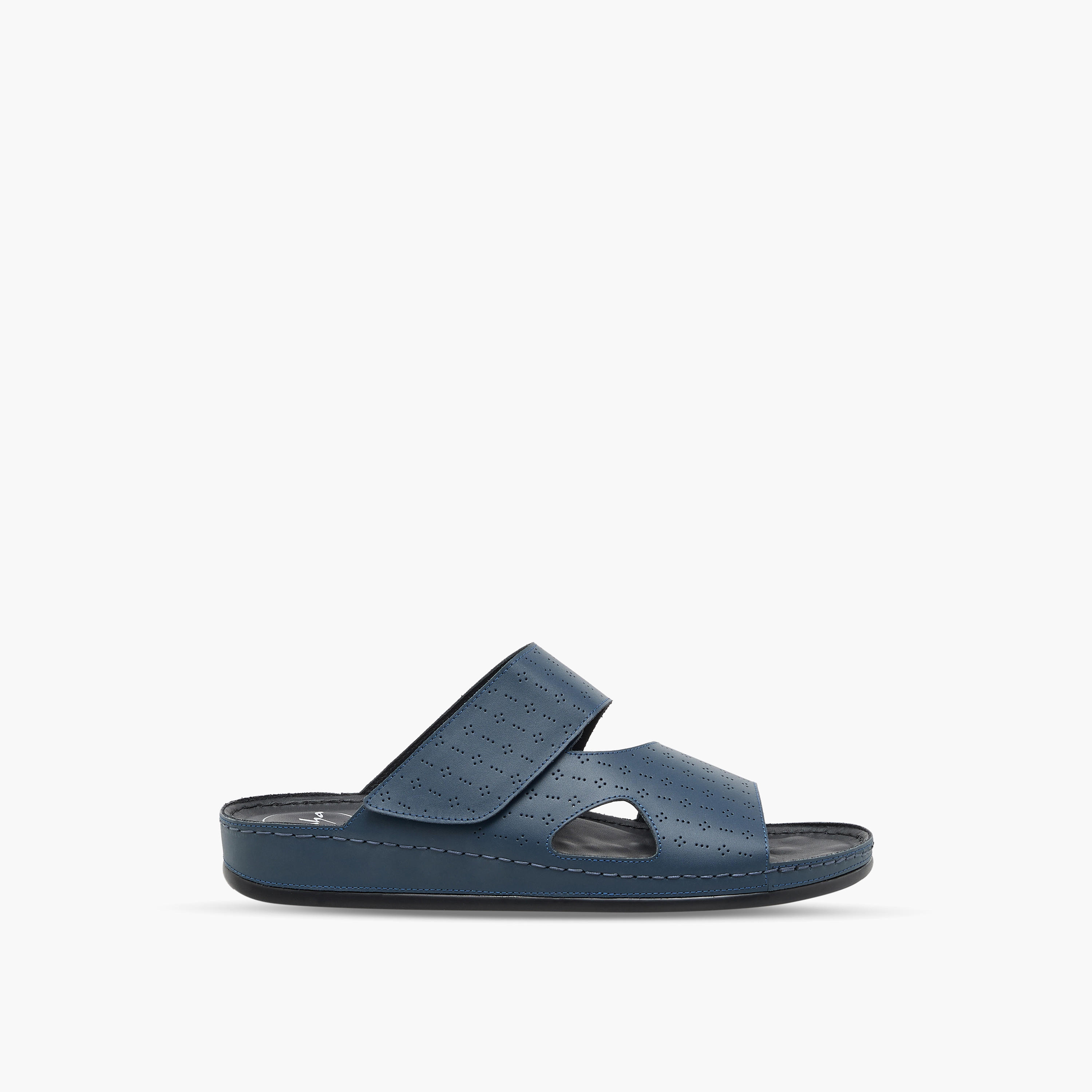 Al Waha Men Perforated Design Arabic Sandals-men-shoes-sandals-image-3