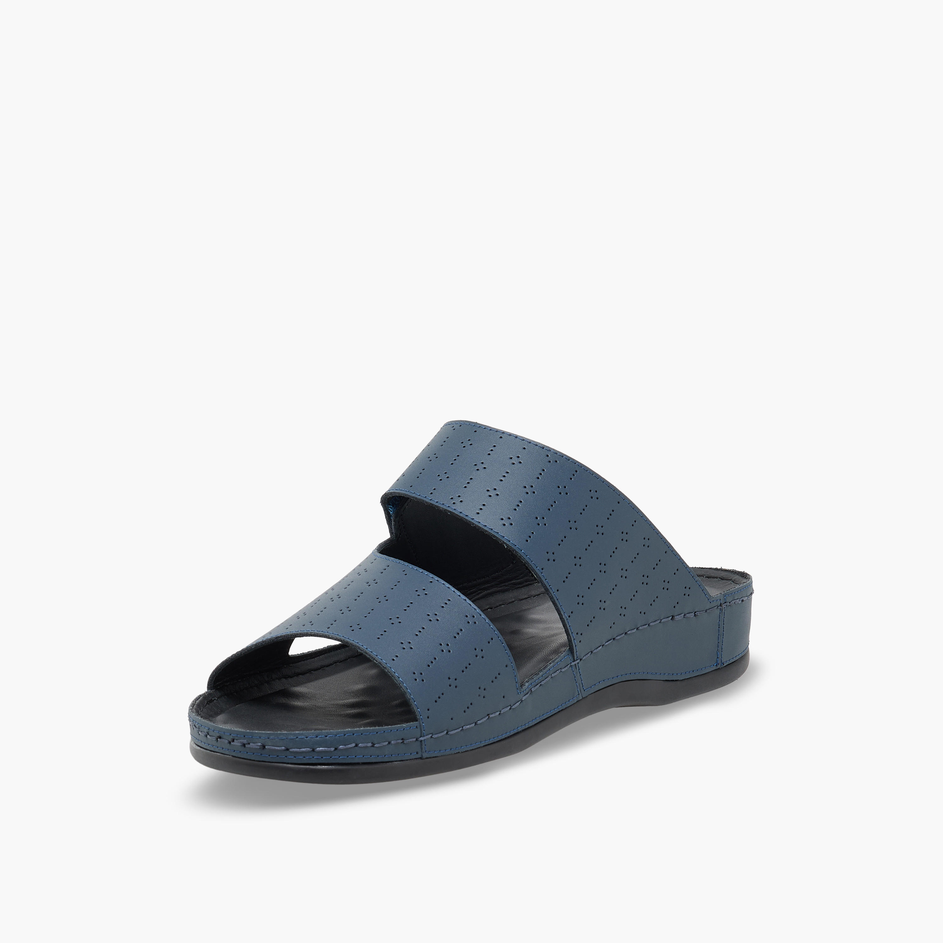 Al Waha Men Perforated Design Arabic Sandals-men-shoes-sandals-image-4