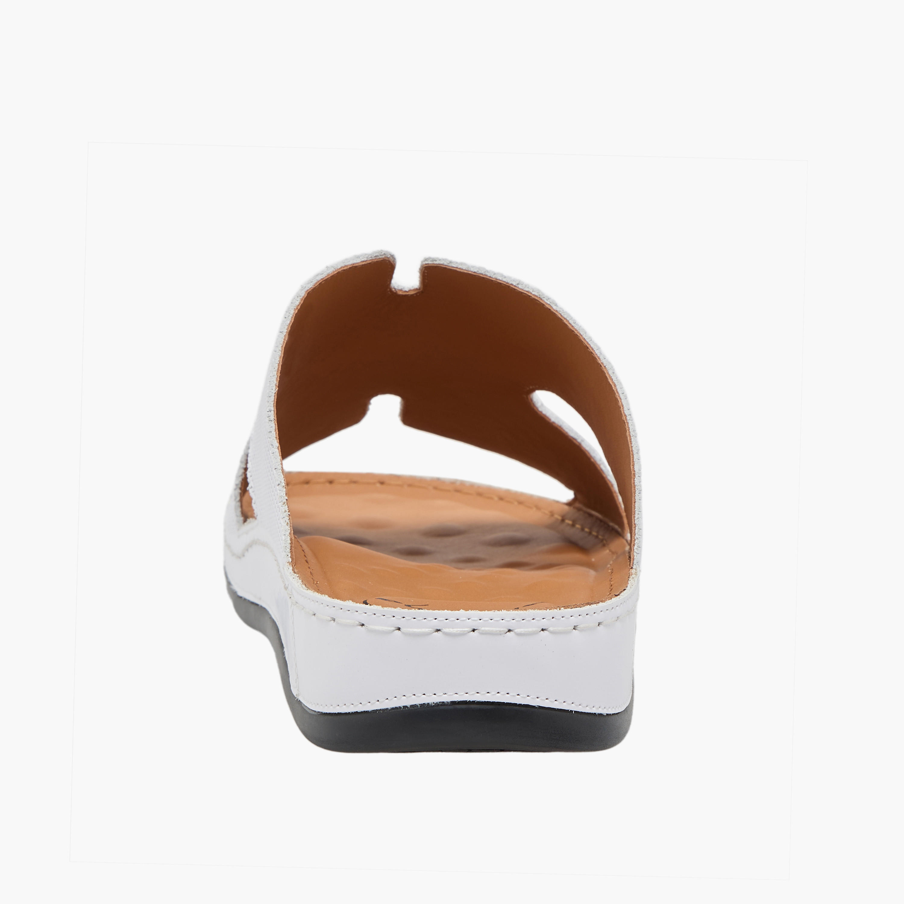 Al Waha Men Textured Leather Arabic Sandals-men-shoes-sandals-image-8
