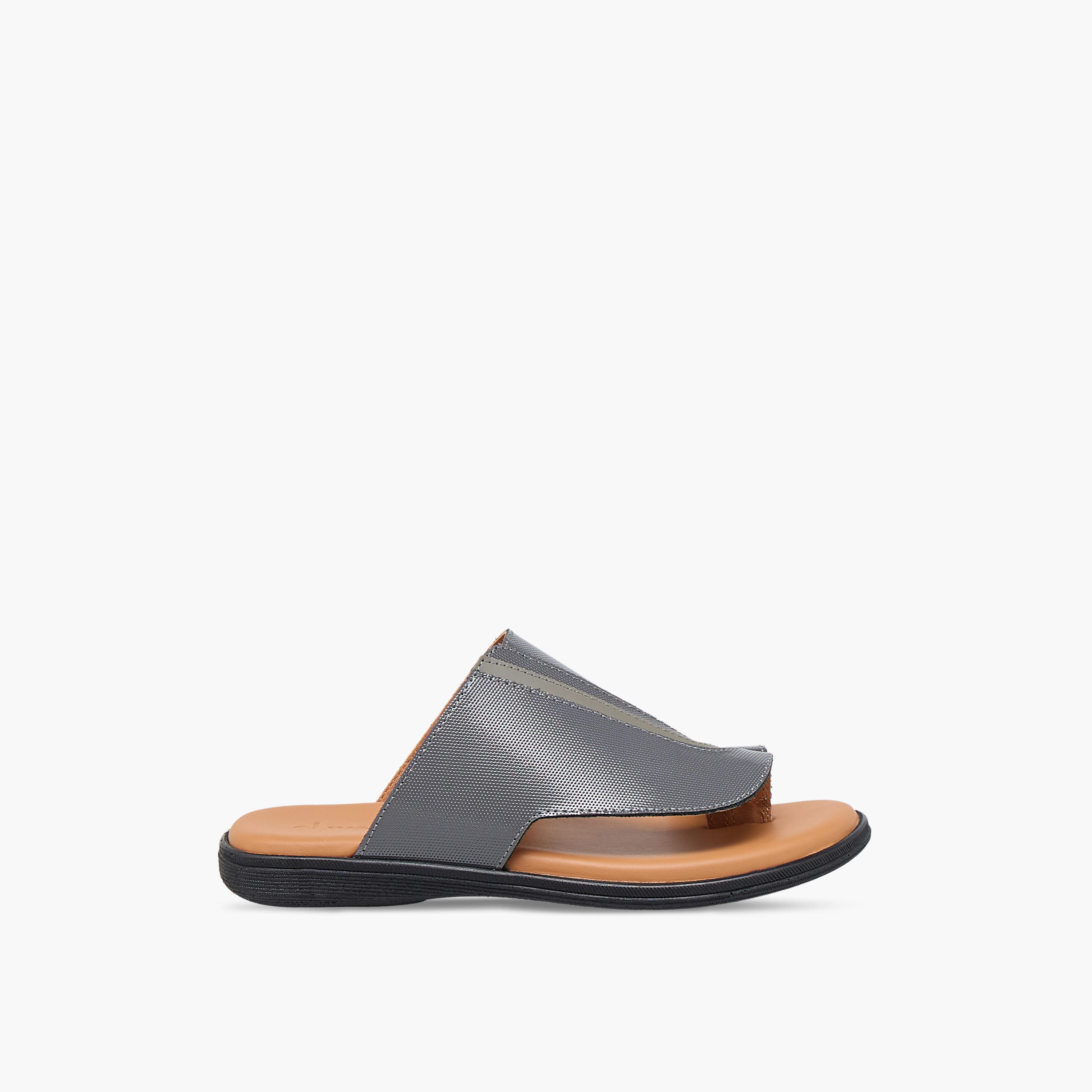 Al Waha Boys Slip-On Leather Arabic Sandals-boys-shoes-sandals-image-3